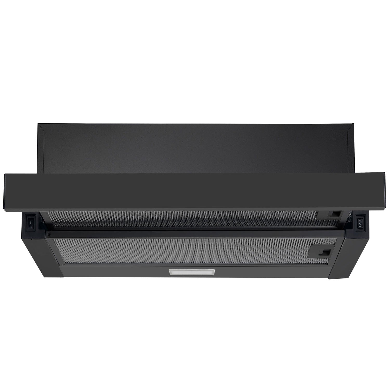 Teleskopinis 50 cm virtuvės langas juodas BT-238