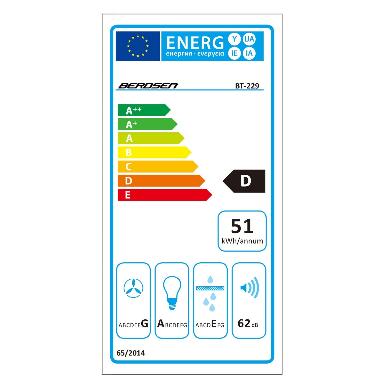 Berdsen BT-229 INOX teleskopinis virtuvės uždaras