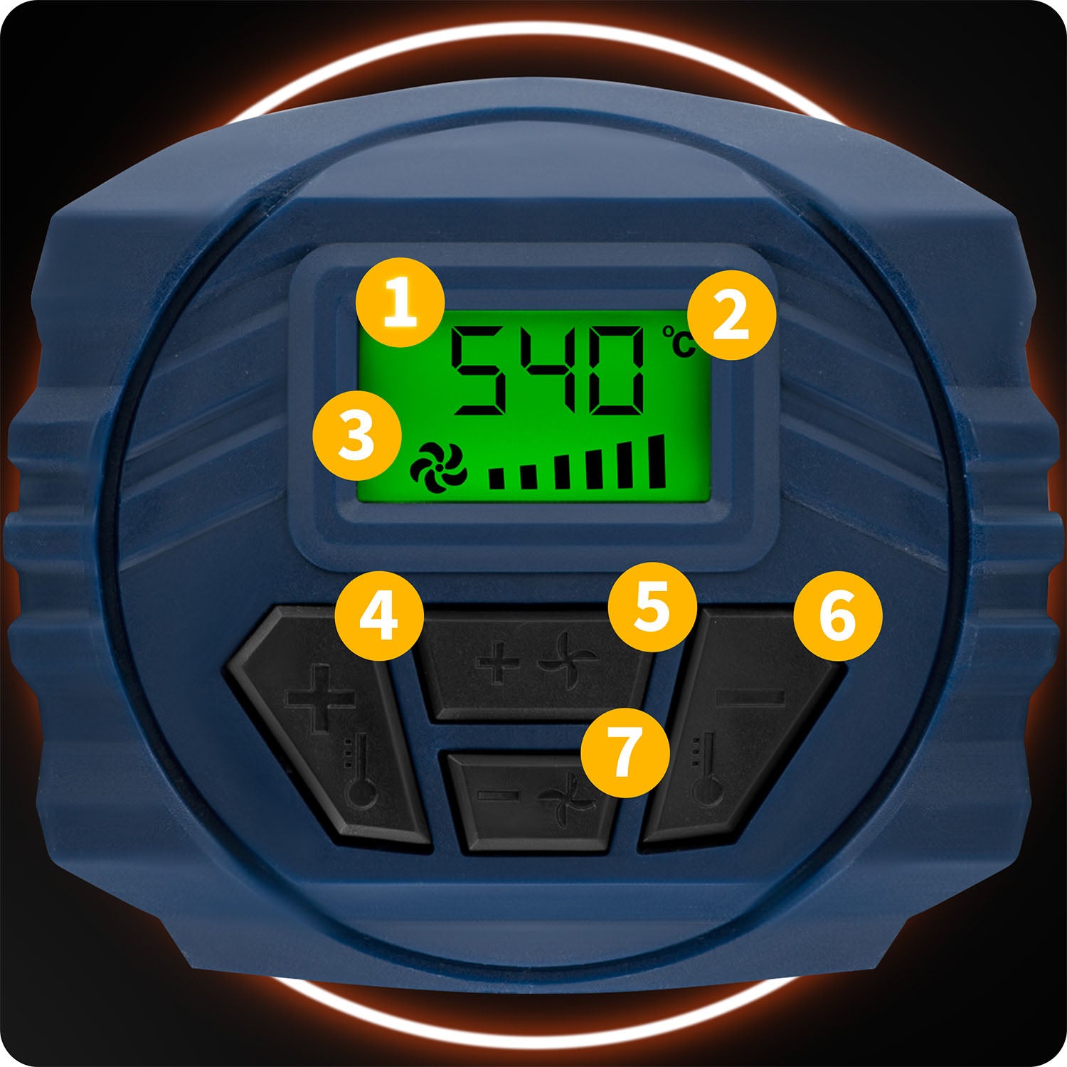 Humberg HM-291 2000 W elektros degiklis