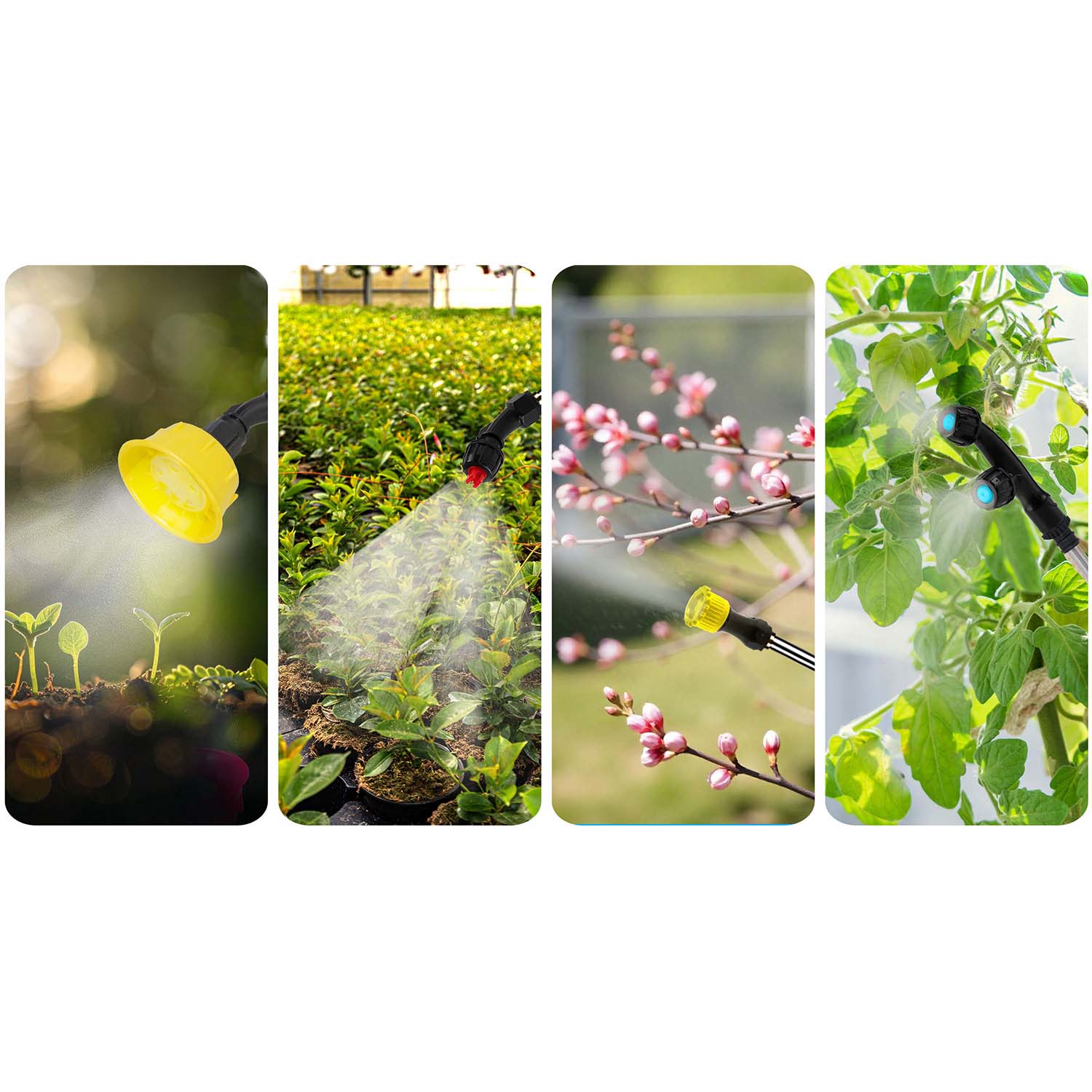 Akumuliatorių purškiklis su Plonos PL-604 maišytuvu