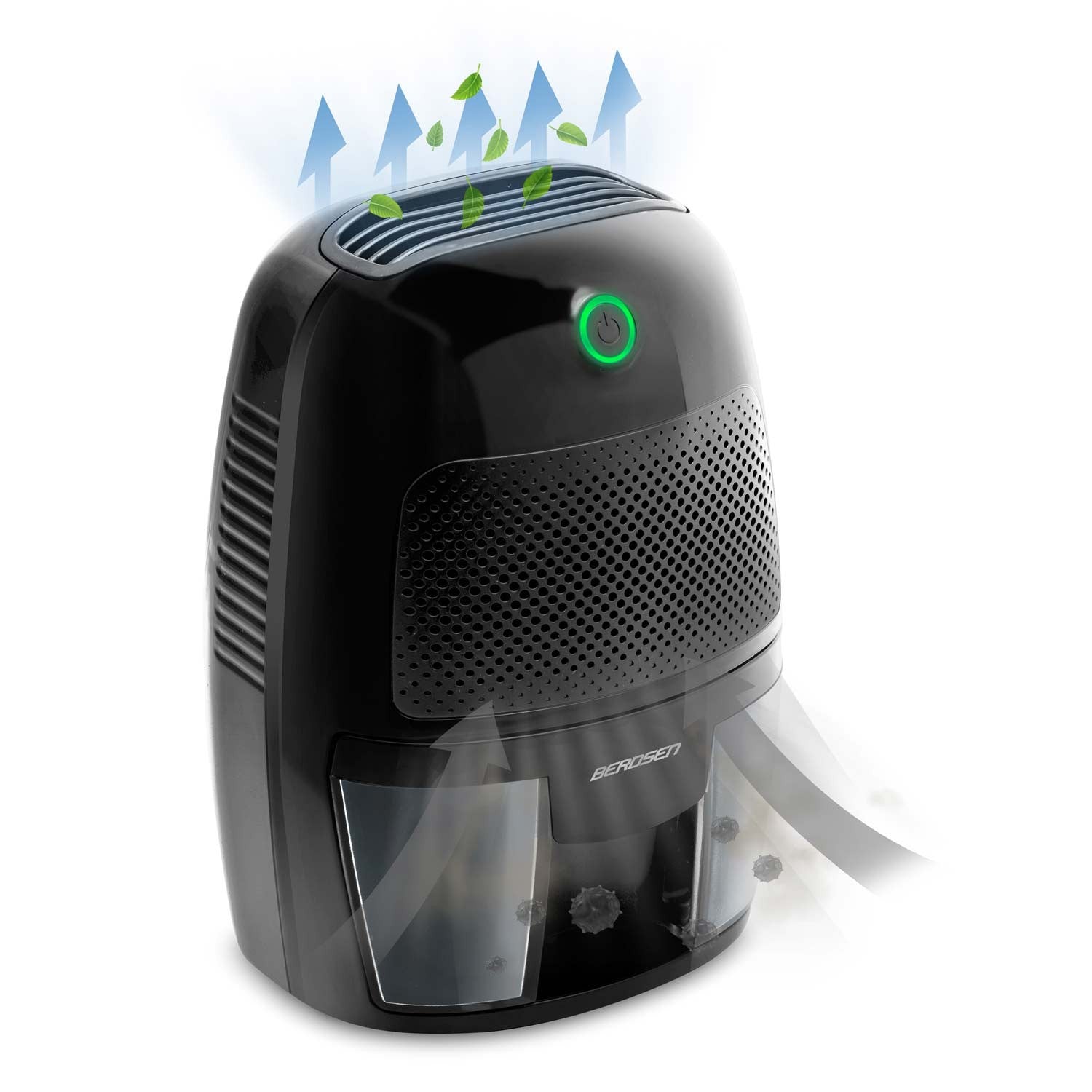 Oro džiovintuvas - drėkintuvas su automobilio maitinimo įtaisu Berdsen BR-50B juodas