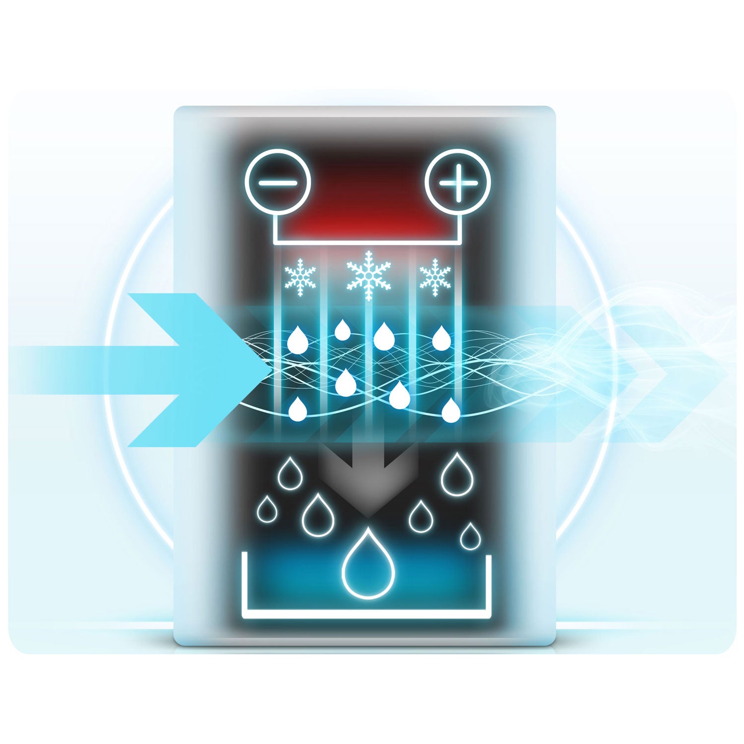 Berdsen BR-22A oro džiovintuvas - drėkintuvas, juodas