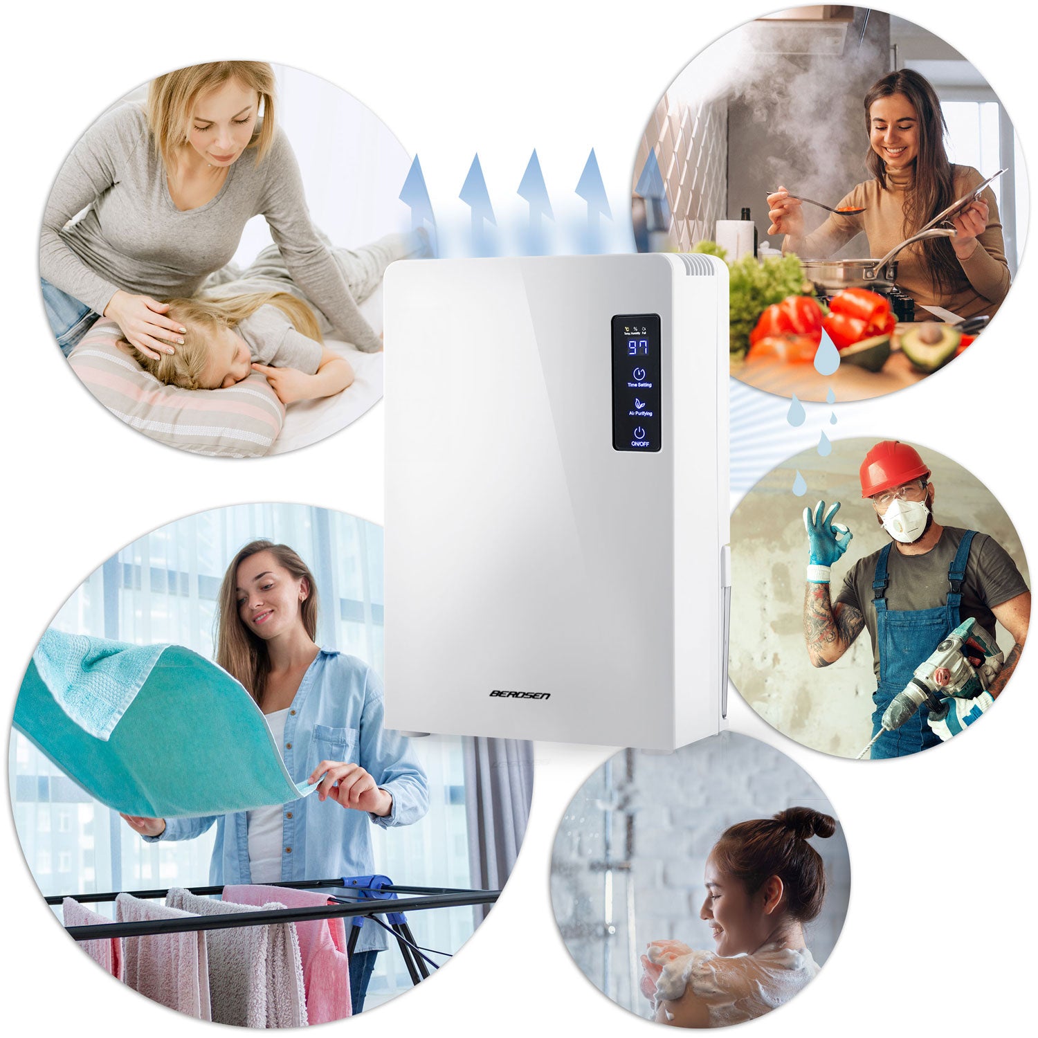 Berdsen BR-22A oro džiovintuvas - drėkintuvas