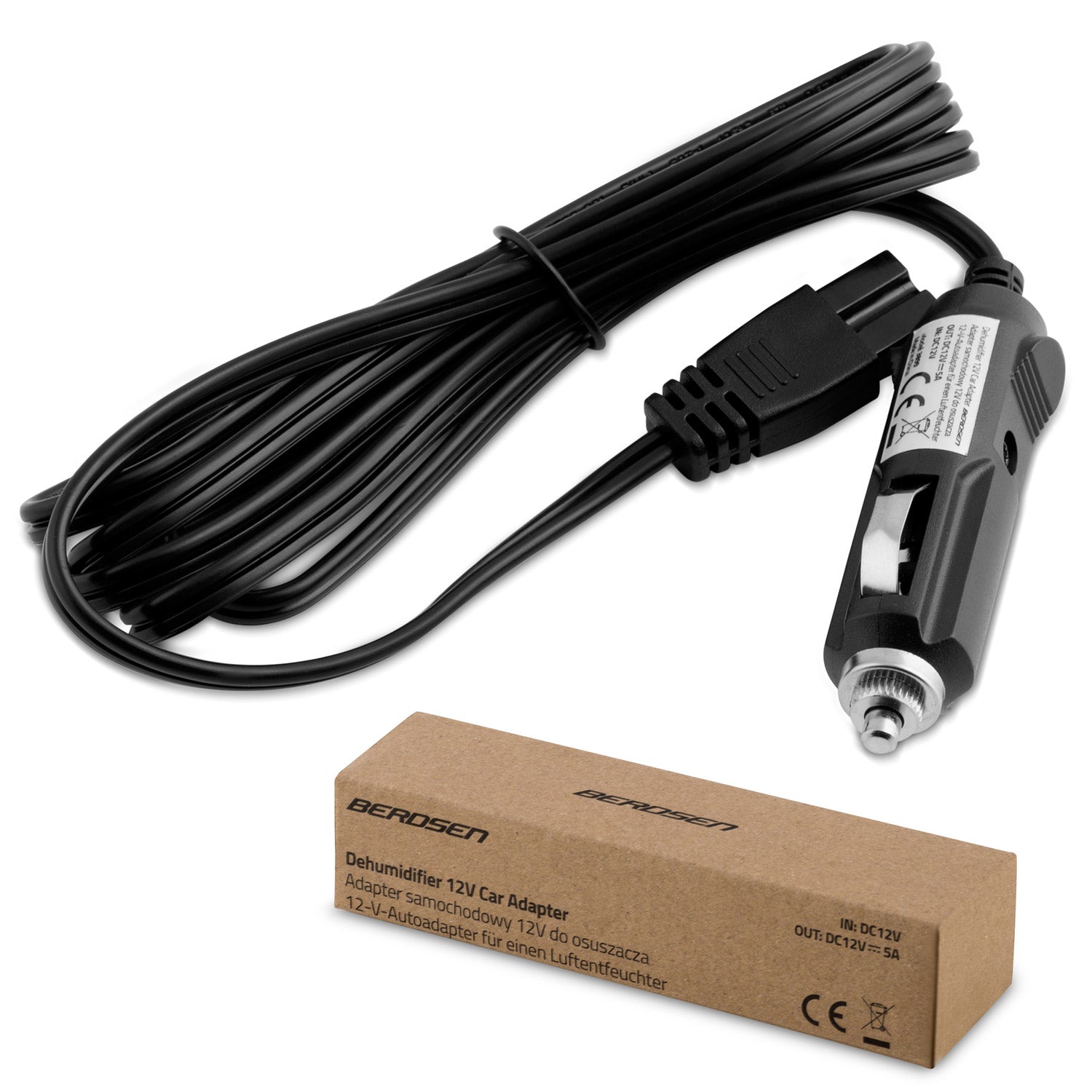 Oro džiovintuvas - drėkintuvas su automobilio maitinimo įtaisu Berdsen BR-68W balta