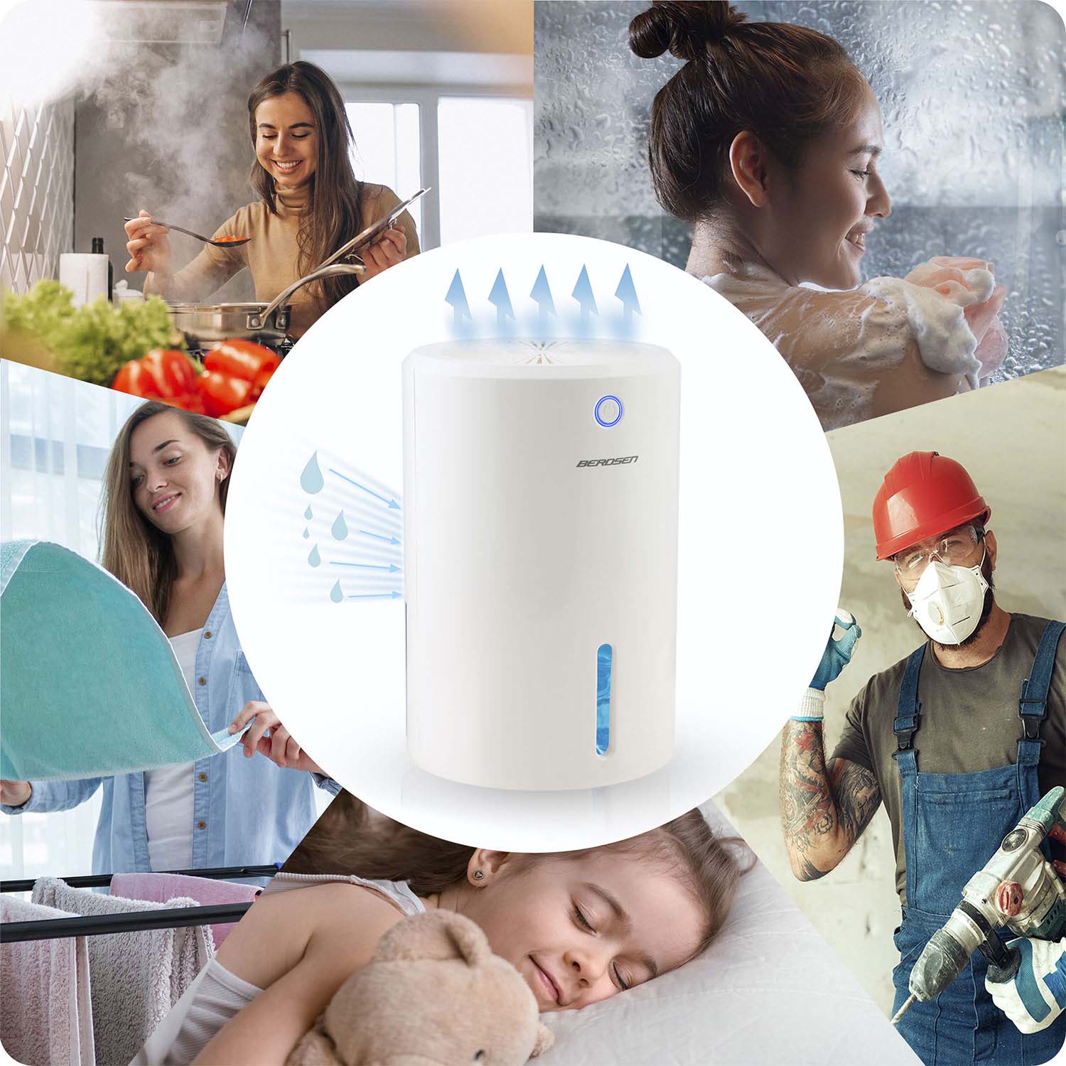 Berdsen BD-526 oro džiovintuvas - drėkintuvas