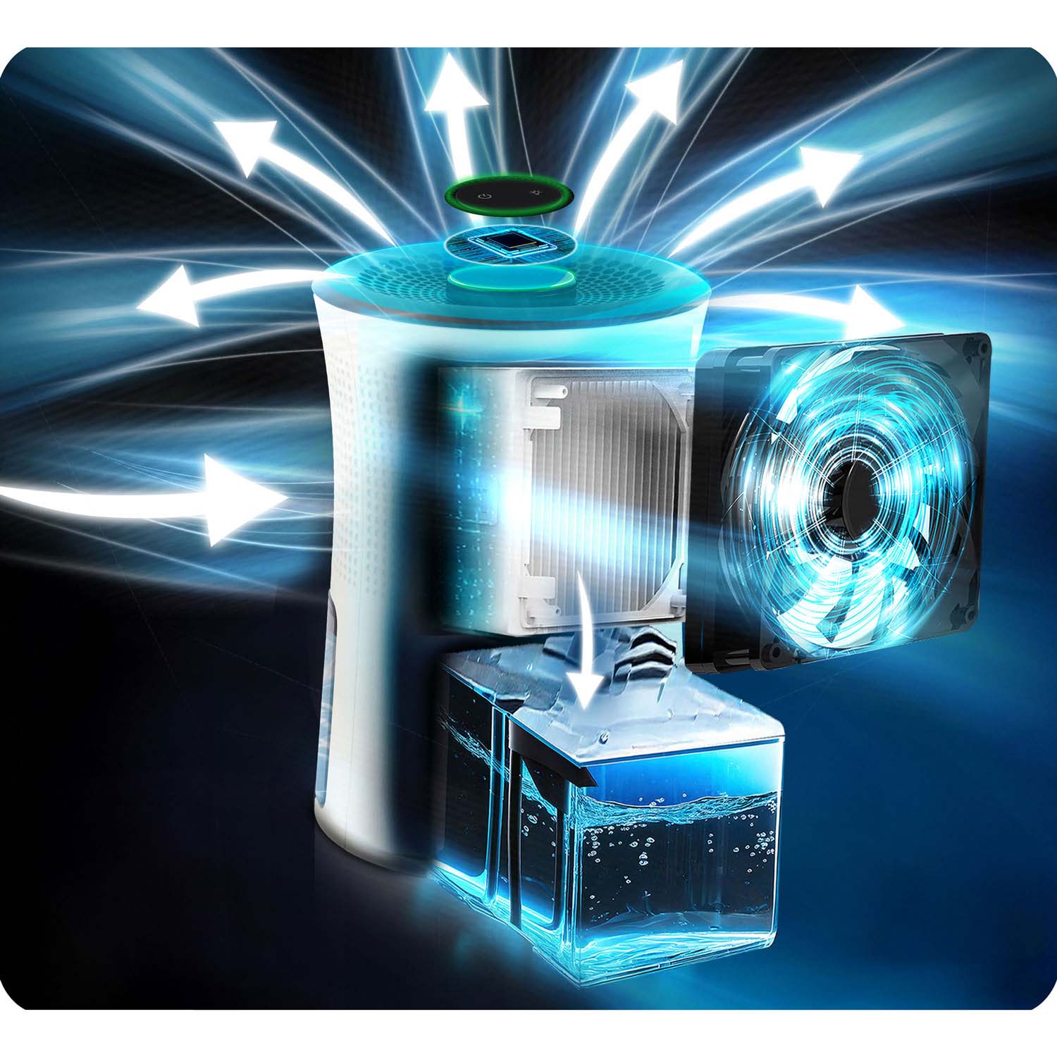 Berdsen BD-527 oro džiovintuvas - drėkintuvas