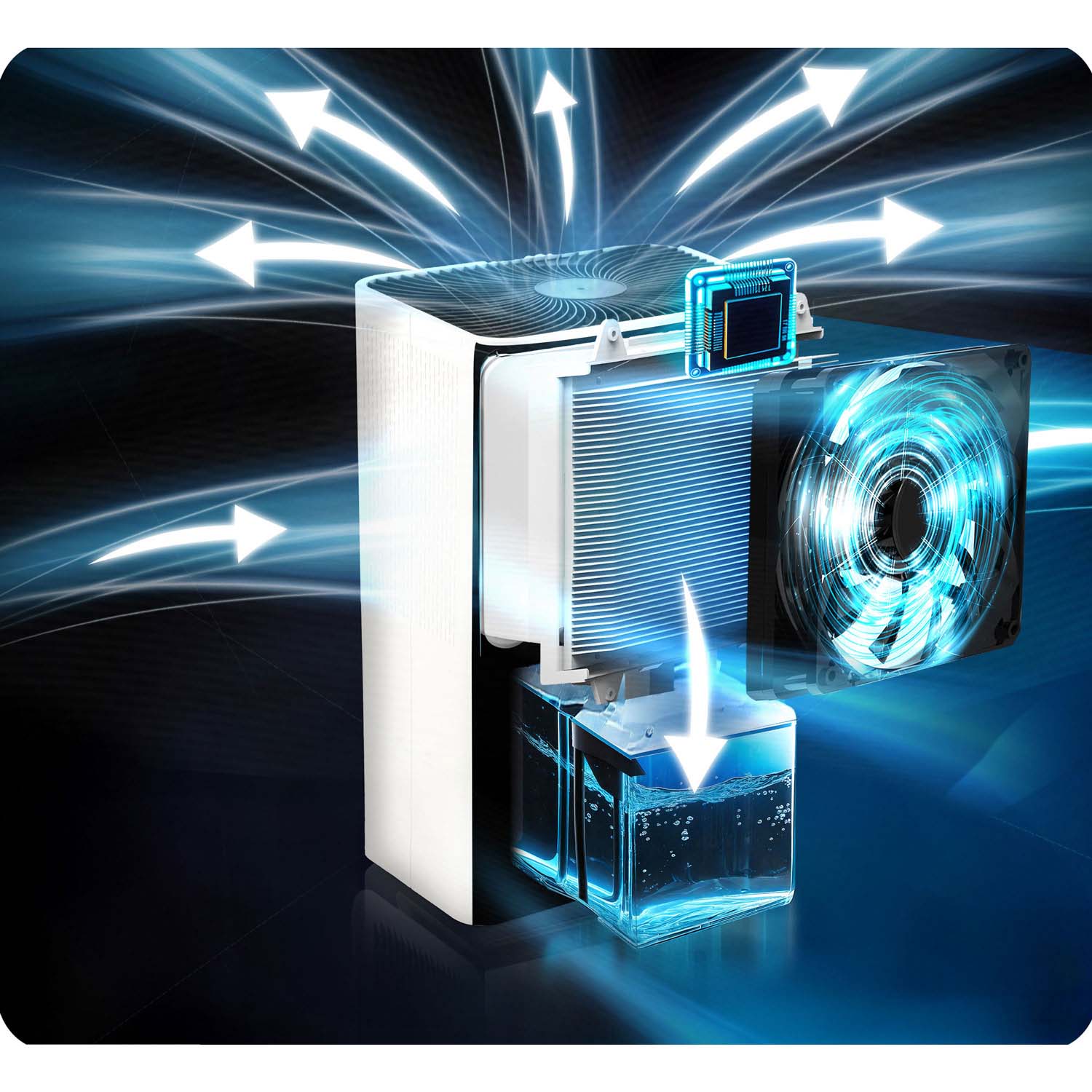 Berdsen BD-528 oro džiovintuvas - drėkintuvas