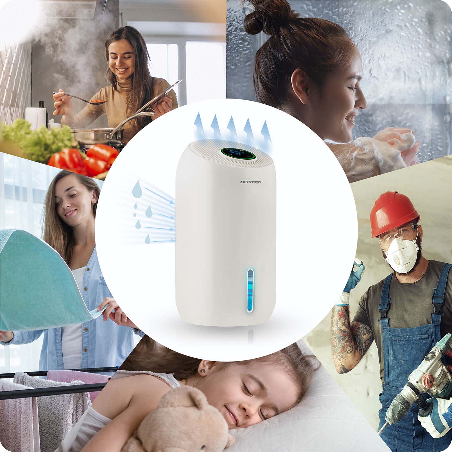 Berdsen BD-529 oro džiovintuvas - drėkintuvas