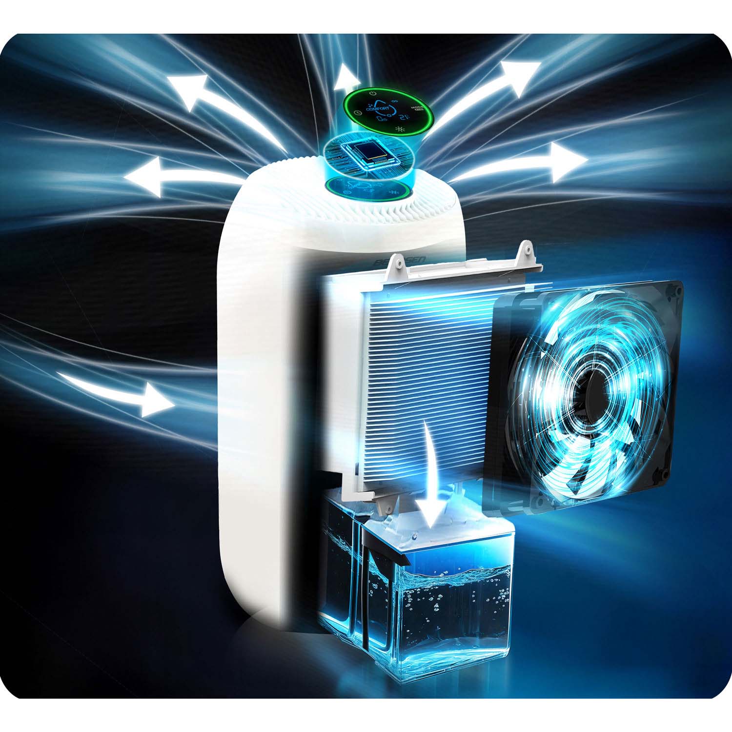 Berdsen BD-529 oro džiovintuvas - drėkintuvas