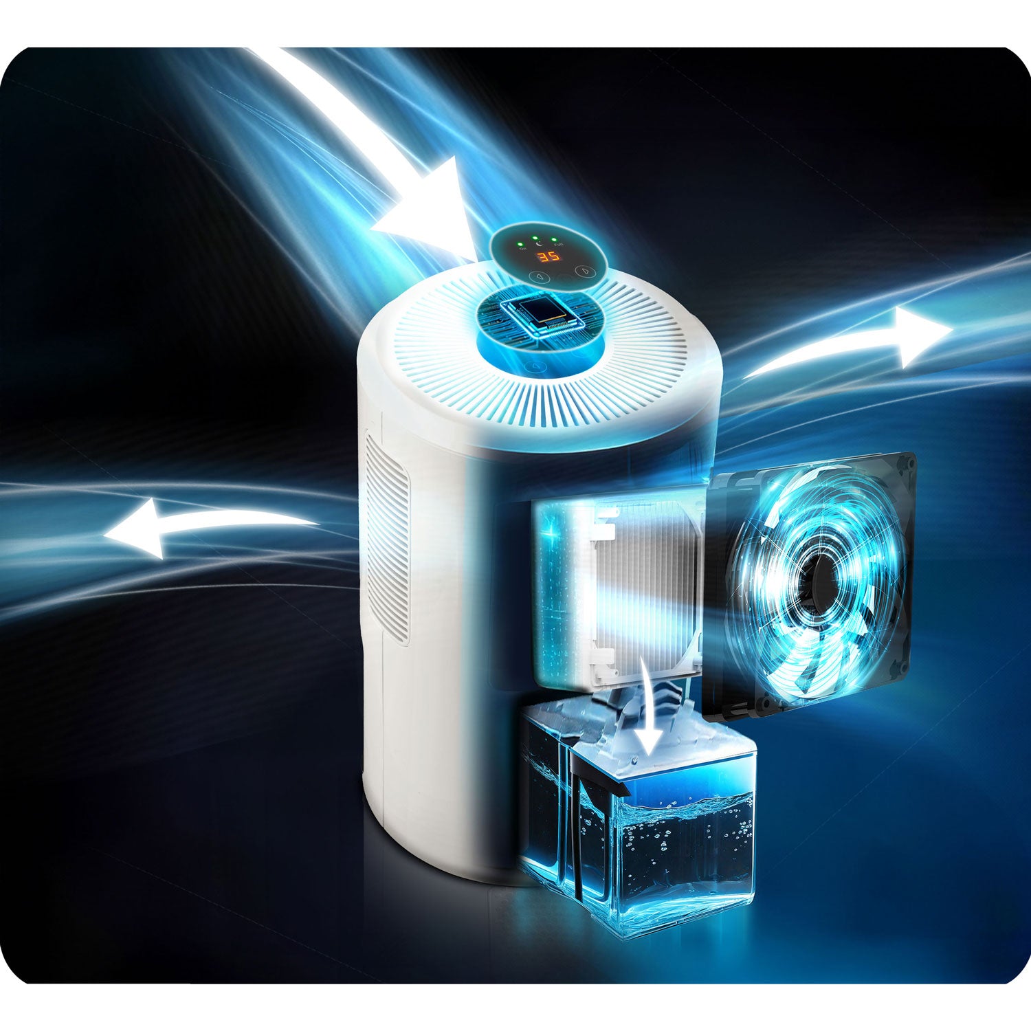 Berdsen BD-530 oro džiovintuvas - drėkintuvas