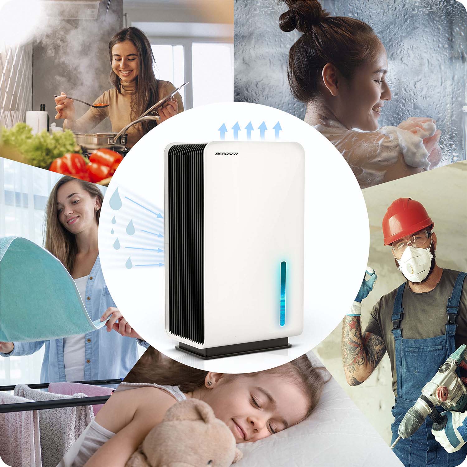 Berdsen BD-531 oro džiovintuvas - drėkintuvas