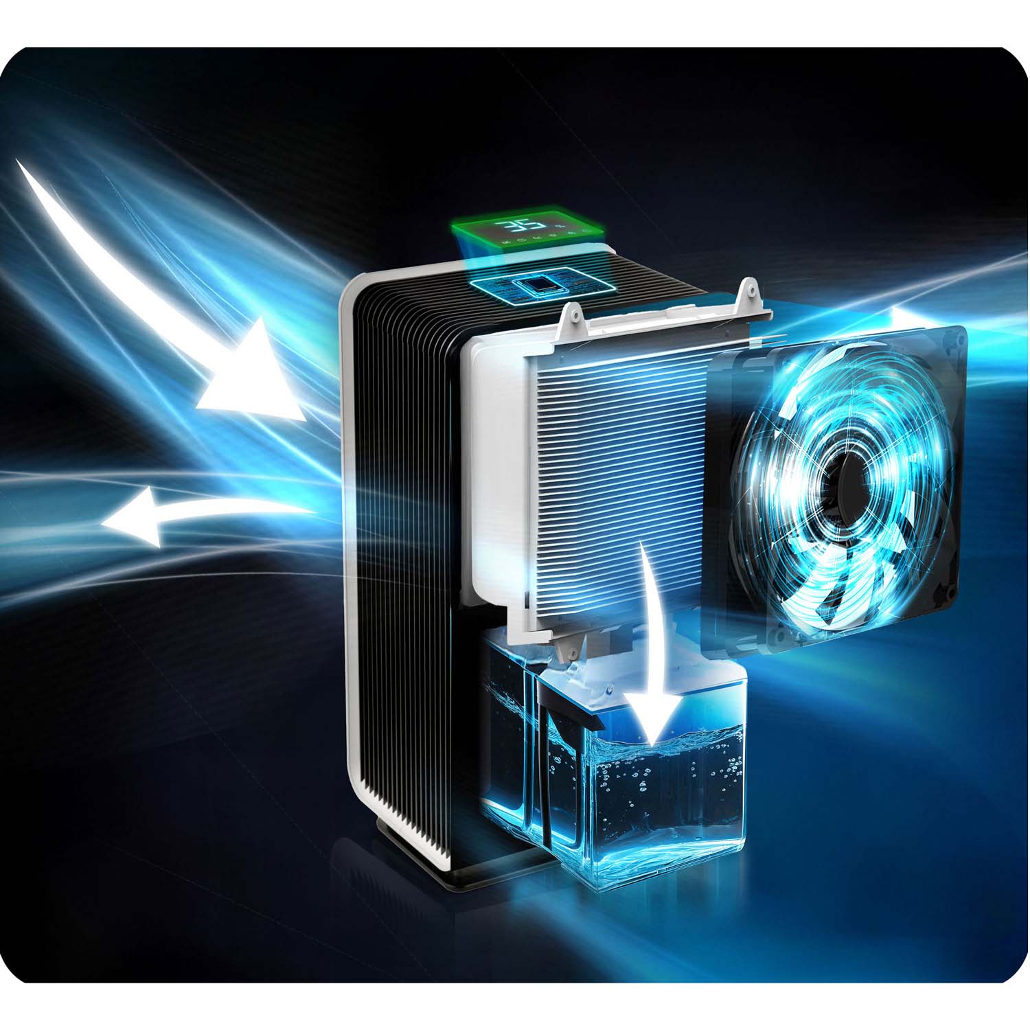 Berdsen BD-531 oro džiovintuvas - drėkintuvas