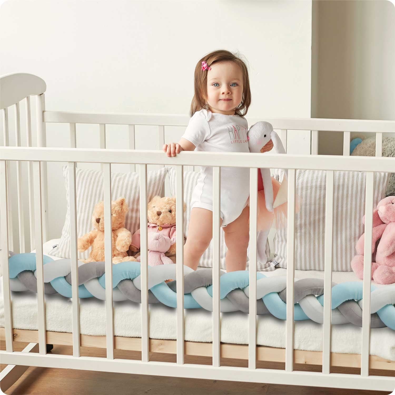 Ricokids 2m lovelė - mėlynas-pilkas