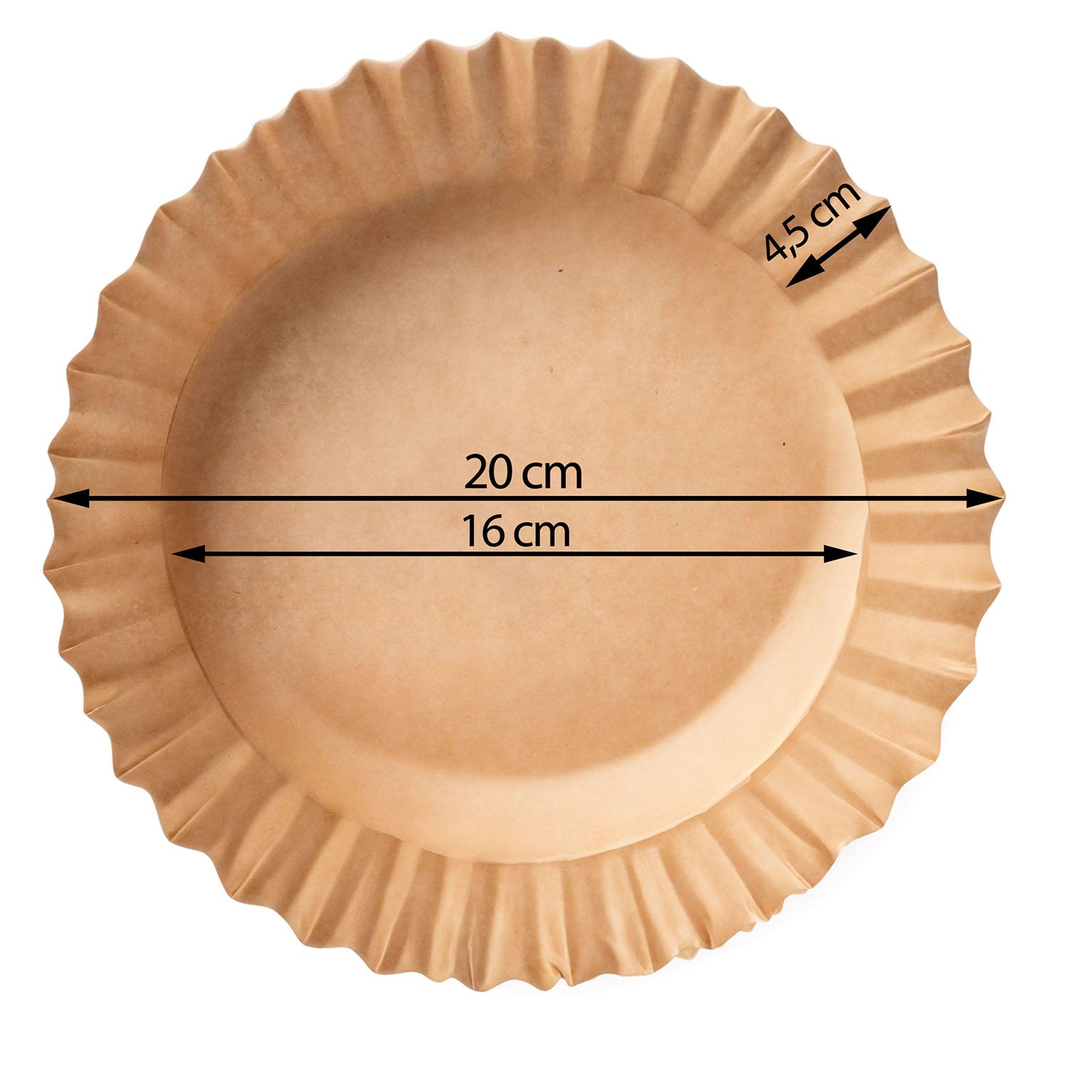 20 cm Berdsen kepimo popierius keptuvėje - 50 vienetų