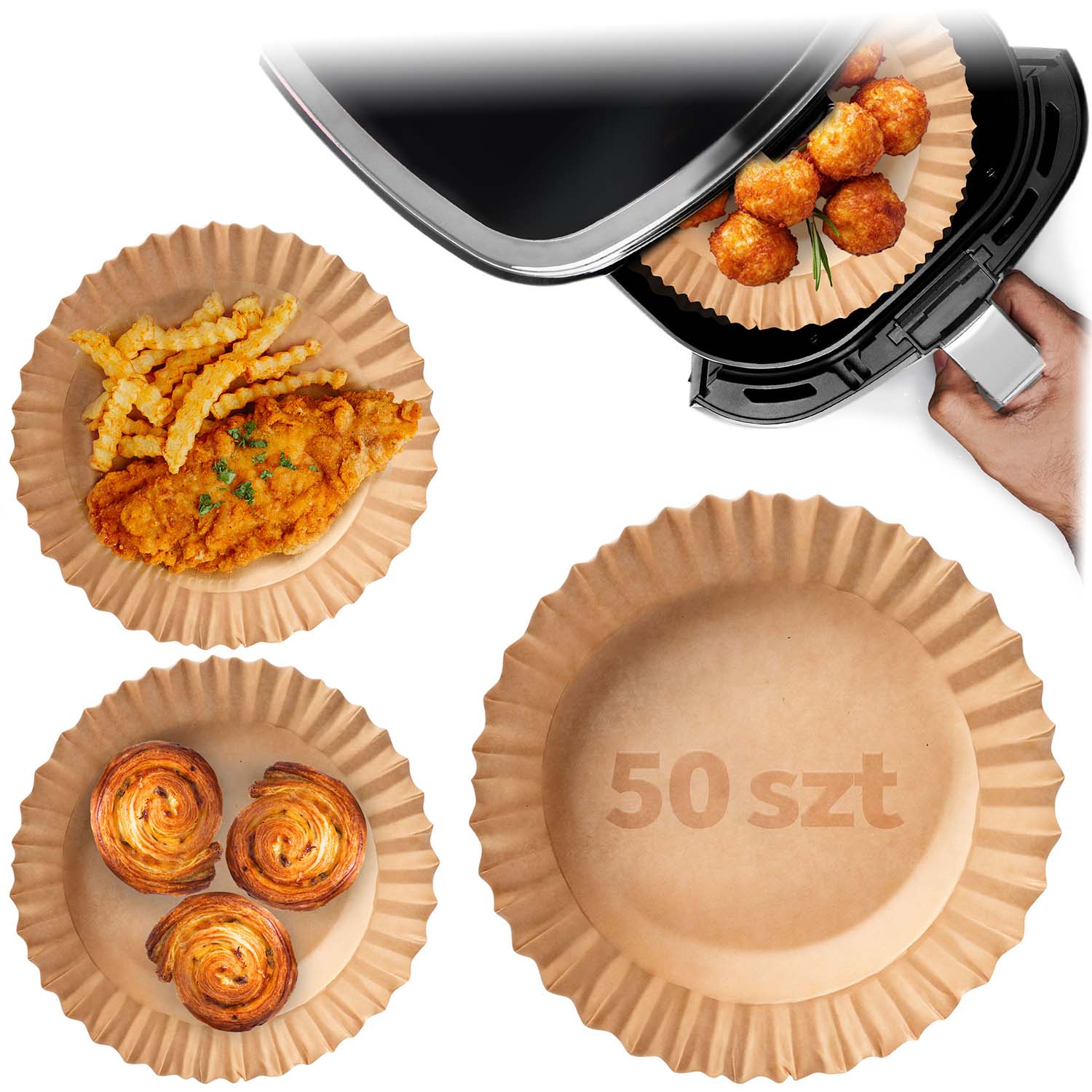 20 cm Berdsen kepimo popierius keptuvėje - 50 vienetų