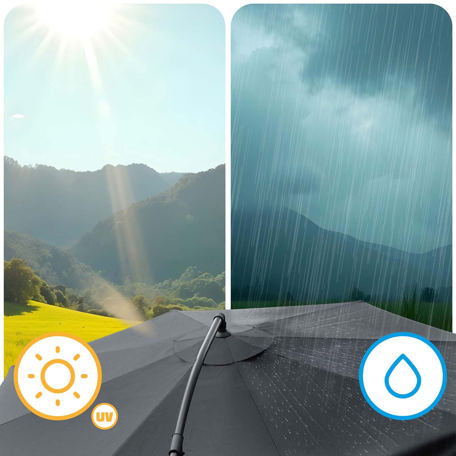 Plonos PL-880 6 skerspjūvio 350 cm su dangčiu