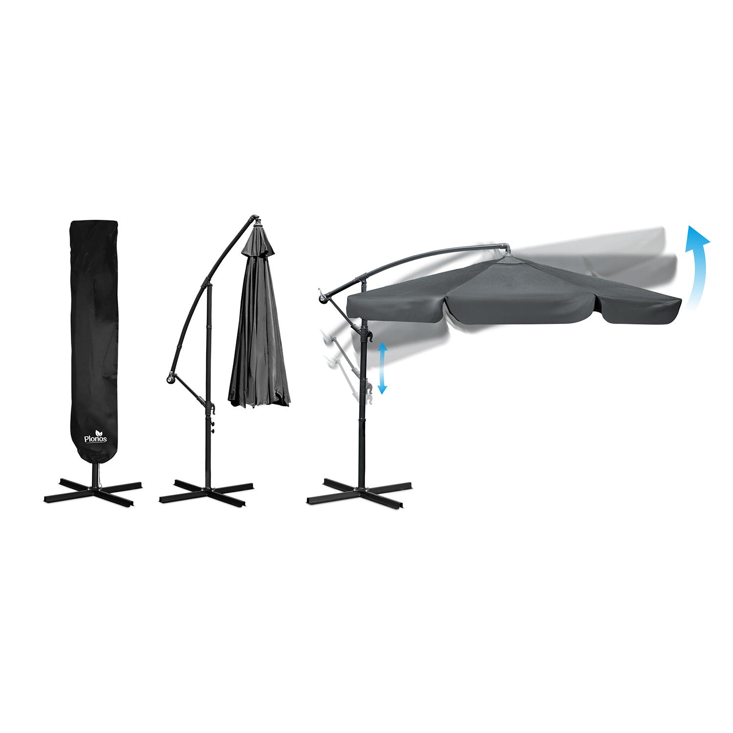 Plonos PL-880 6 skerspjūvio 350 cm su dangčiu