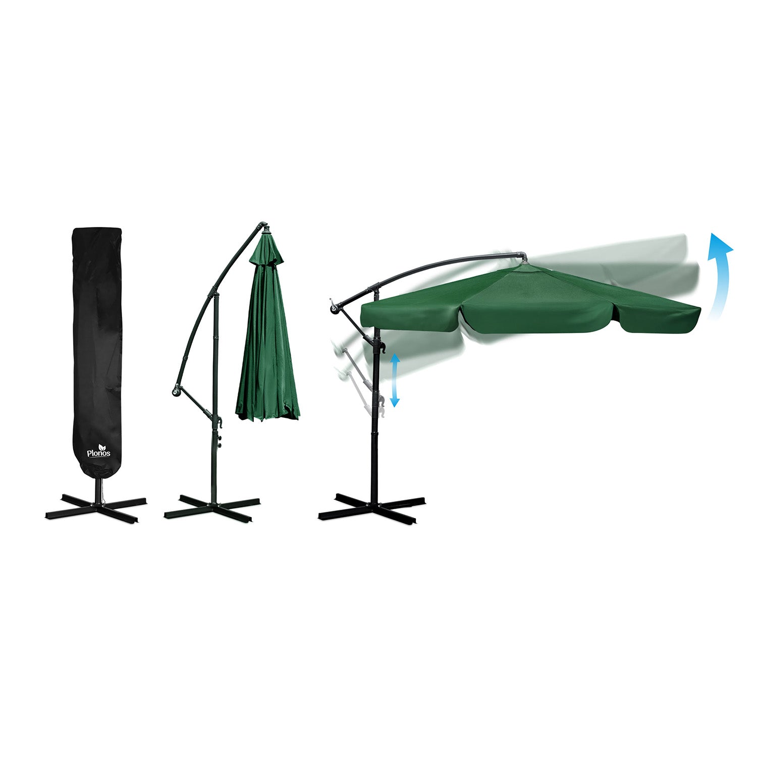 Plonos PL-880 6 skerspjūvio 350 cm su dangčiu