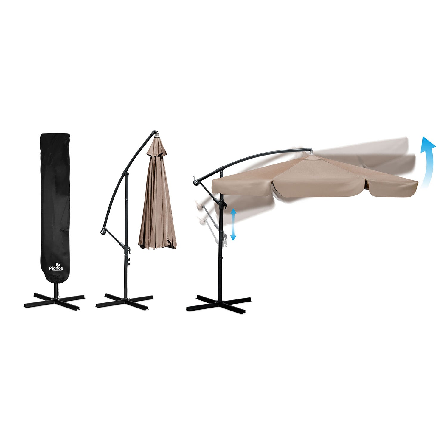 Plonos PL-880 6 skerspjūvio 350 cm su dangčiu