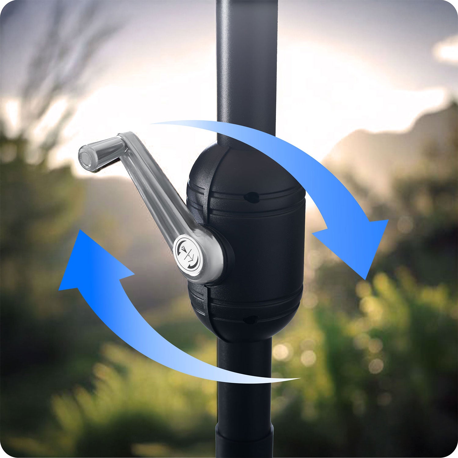 6 segmentų 300 cm apatinis sodininkas su Plonos PL-884 dangčiu