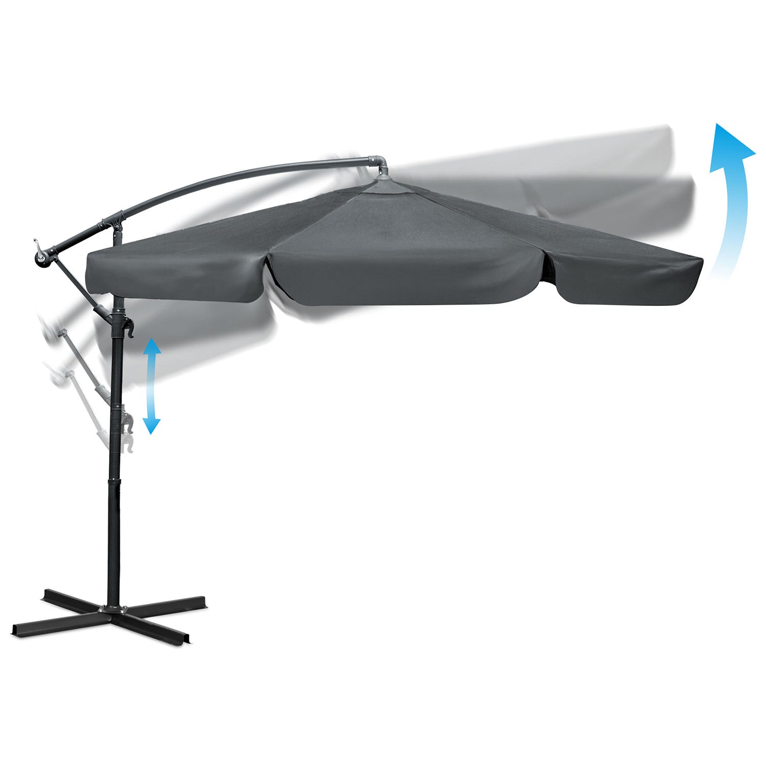Plonos PL-881 8 segmentų 350 cm su dangteliu apatinis sodininkas
