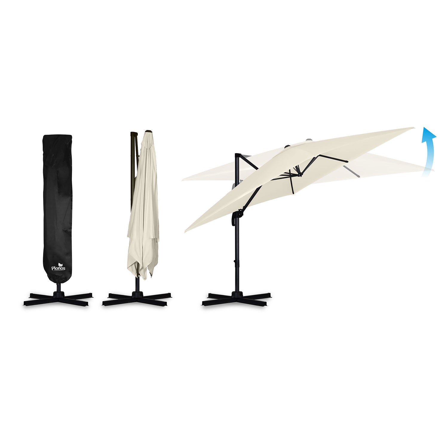 Plonos PL-883 8 segmentų 420 cm su dangteliu apatinis sodininkas