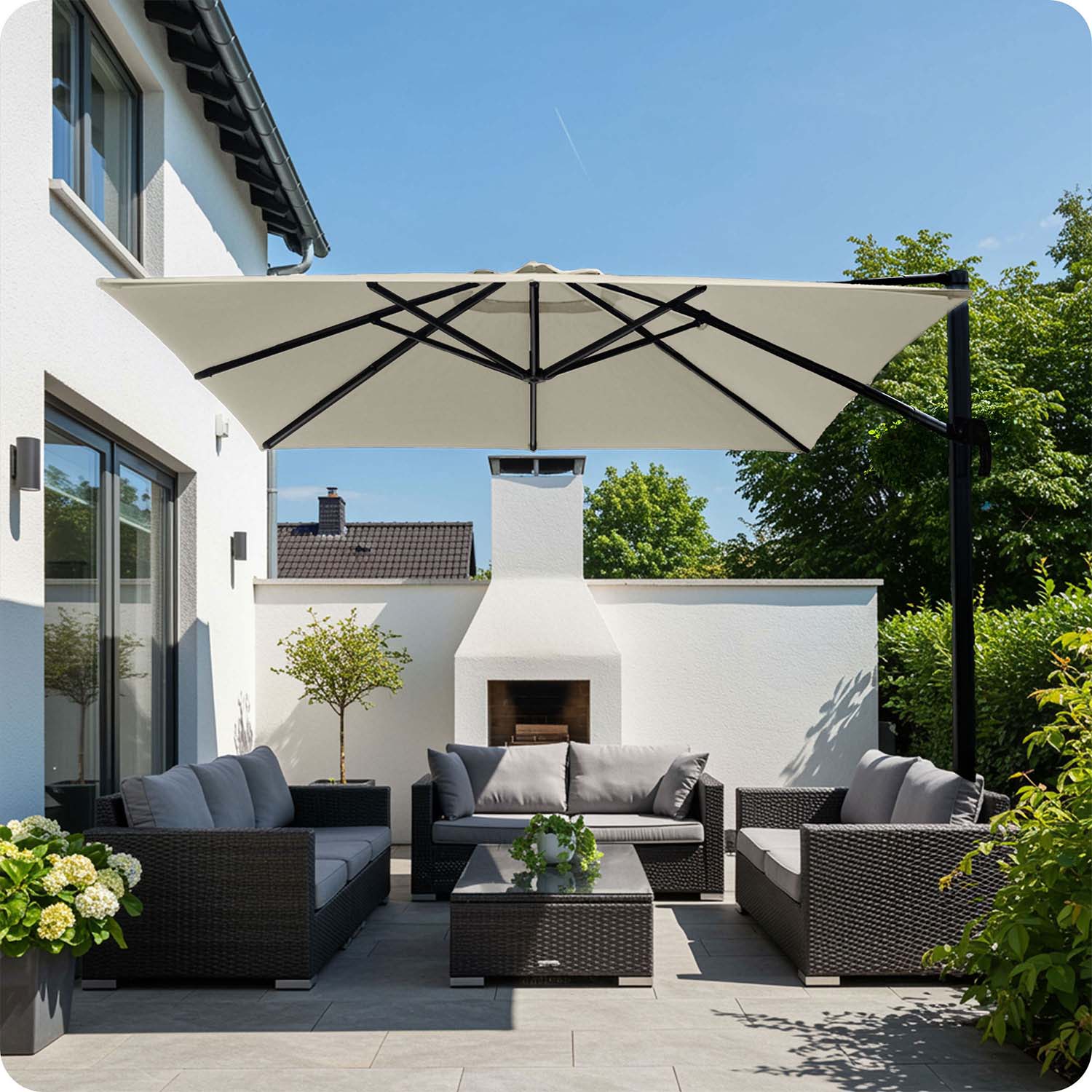 Plonos PL-883 8 segmentų 420 cm su dangteliu apatinis sodininkas