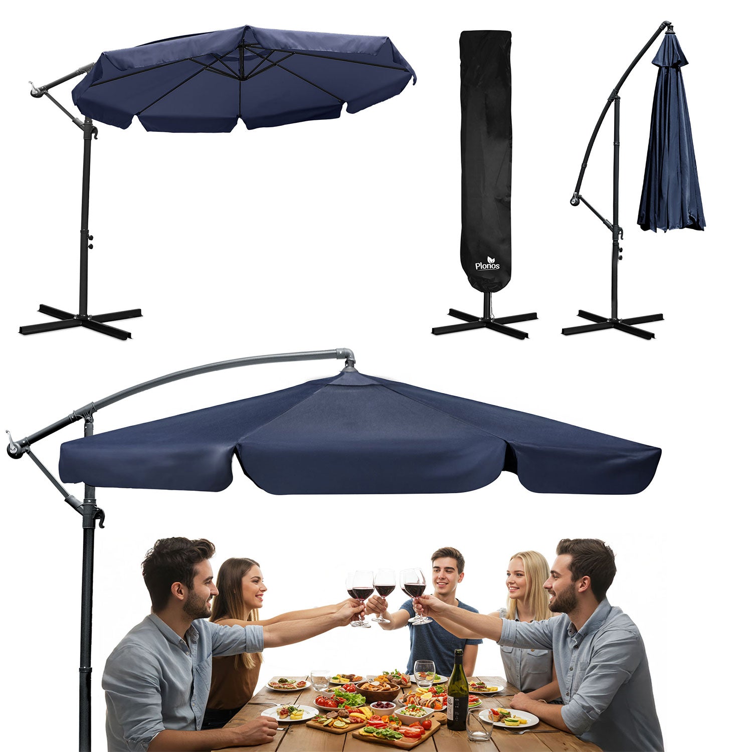 Plonos PL-881 8 segmentų 350 cm su dangteliu apatinis sodininkas