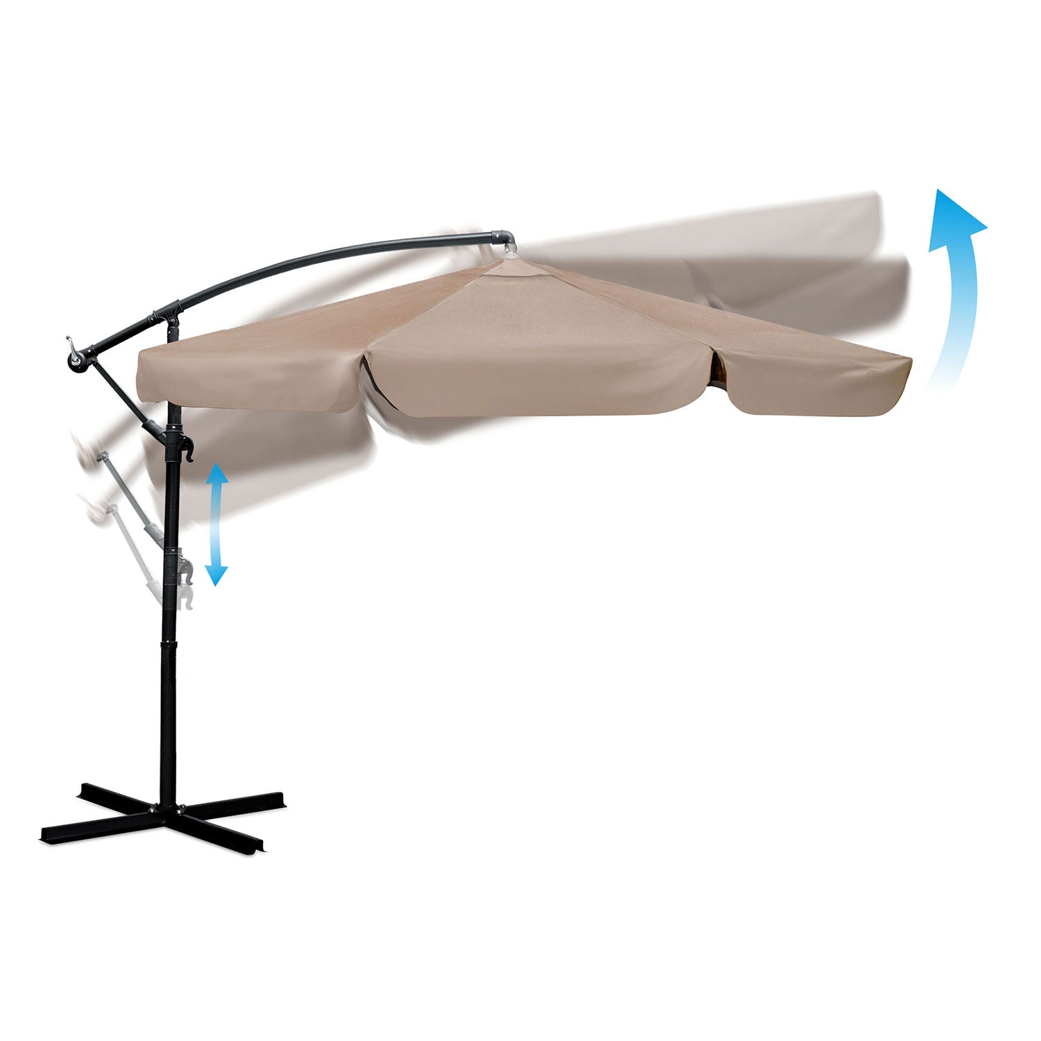 Plonos PL-881 8 segmentų 350 cm su dangteliu apatinis sodininkas