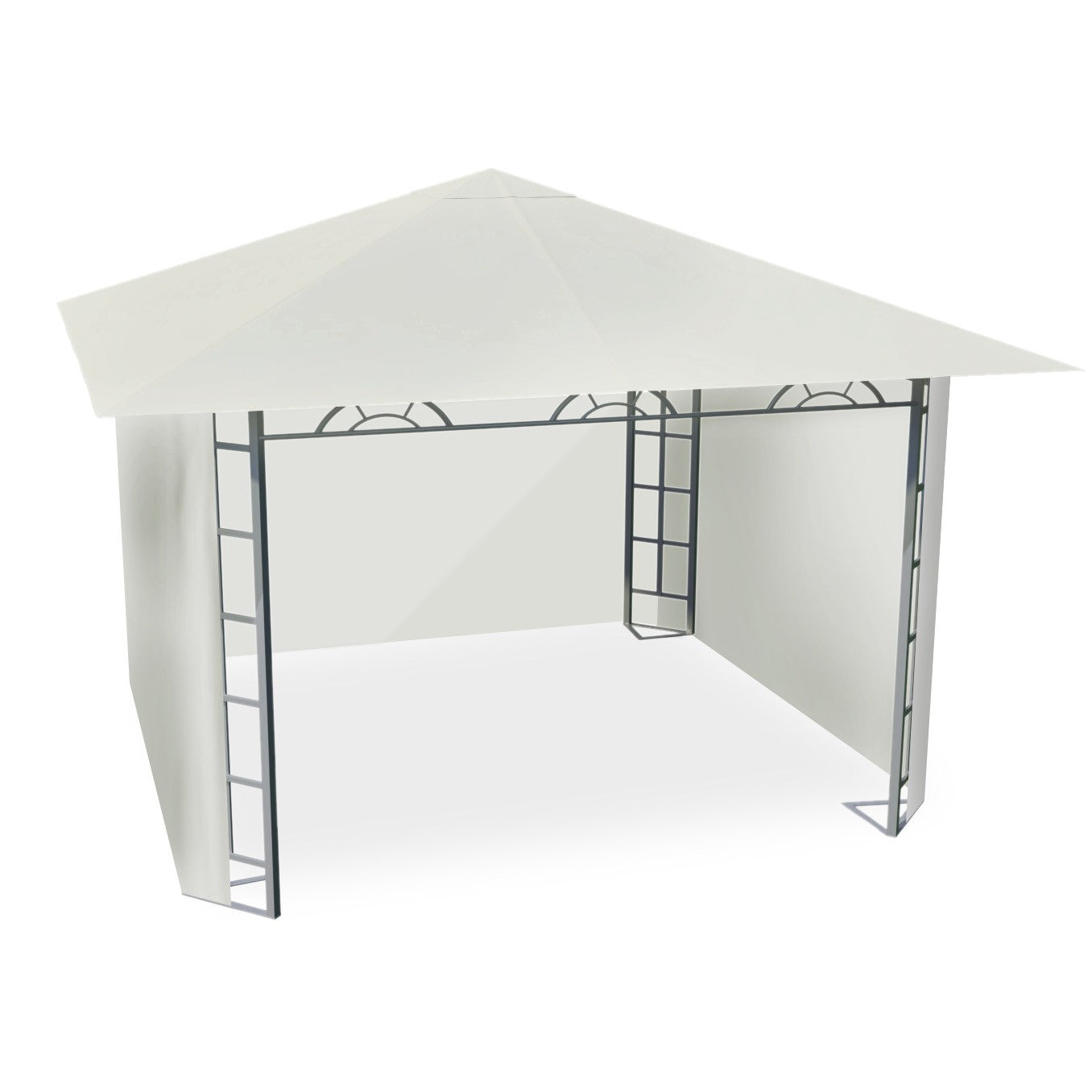 Bežo spalvos sodo paviljonas 3x3m 4934