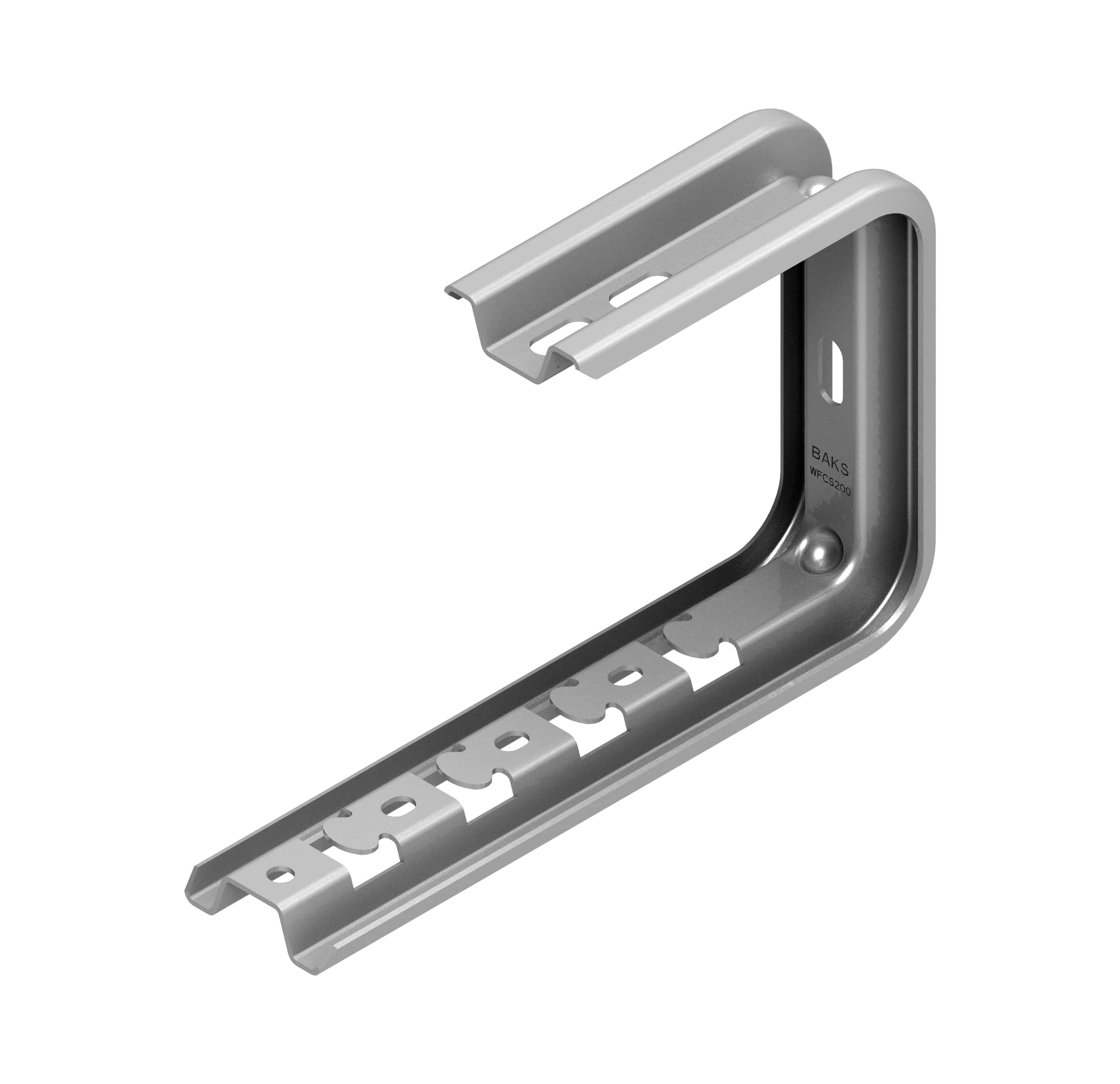 Vielinio kanalo laikiklis prie sienos/lubų BAKS WFCS100 (174mm)