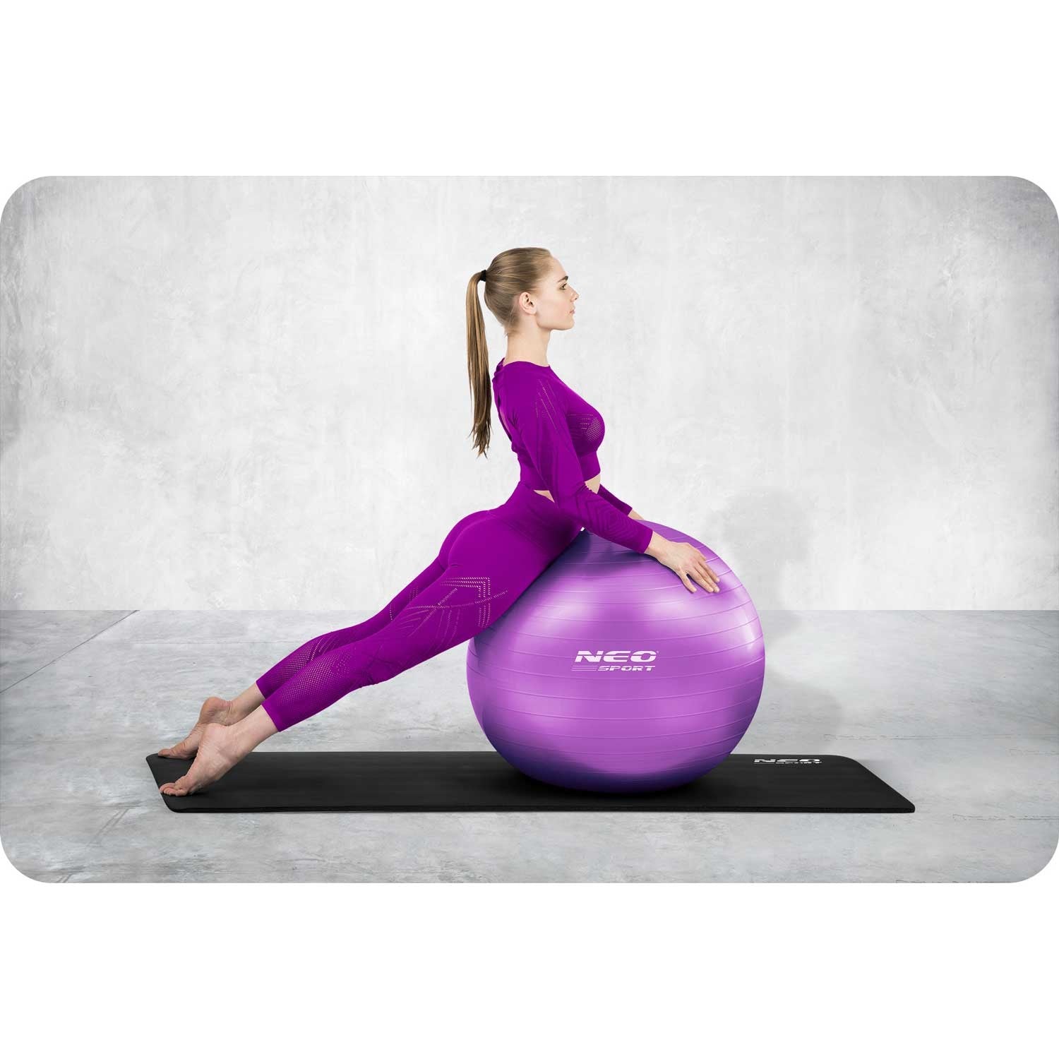 65 cm NS-951 violetinis treniruoklių kamuolys