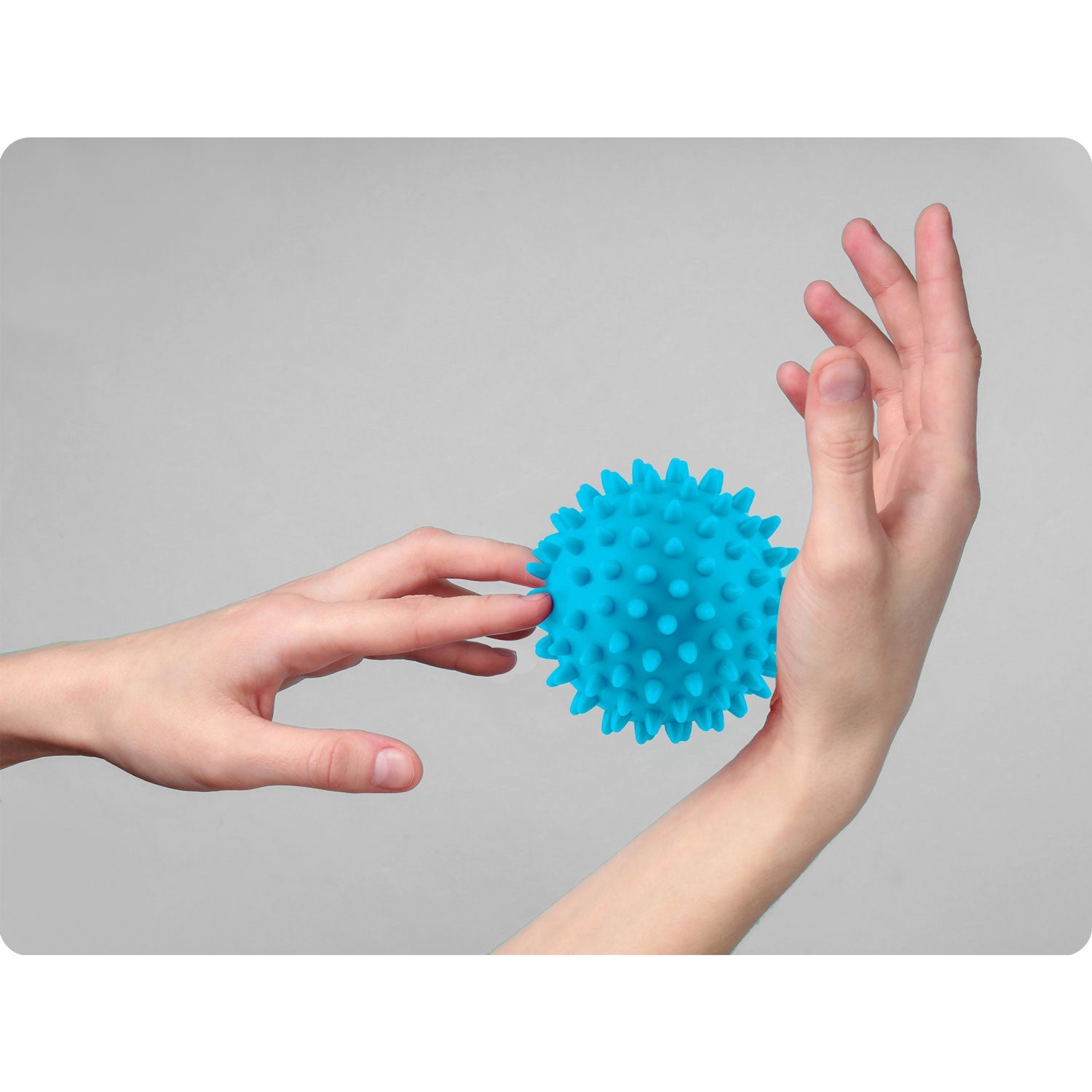 7,5 cm masažo ir fitneso kamuolys NS-957 mėlynas