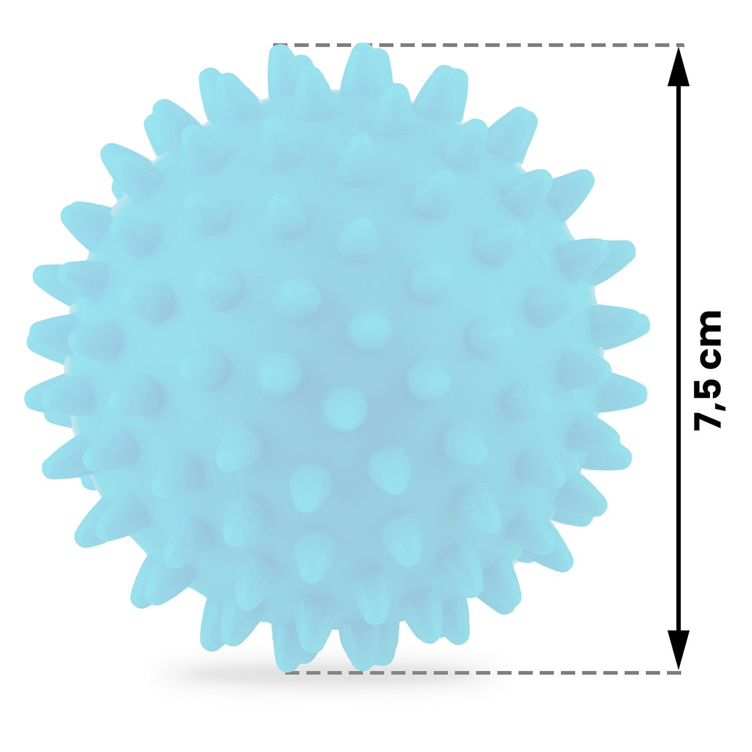 7,5 cm masažo ir fitneso kamuolys NS-957 mėlynas