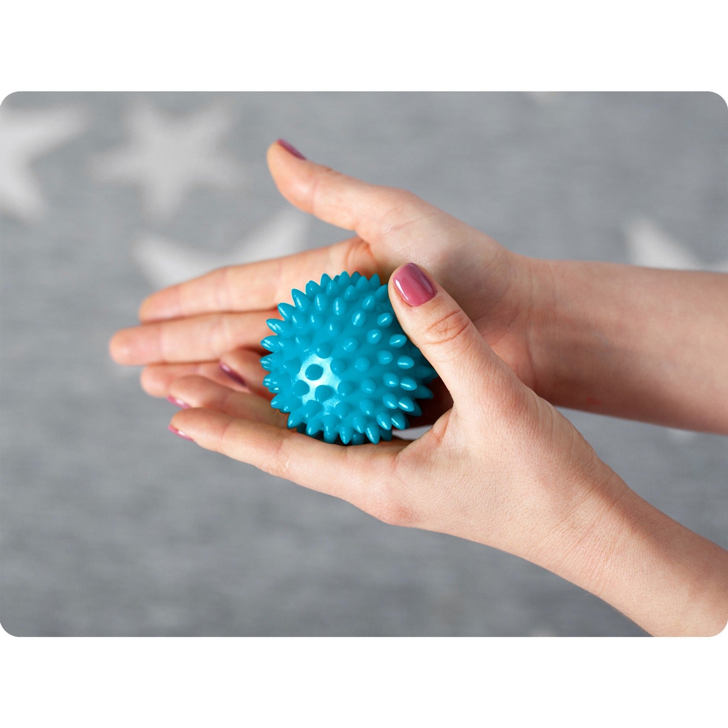 7,5 cm masažo ir fitneso kamuolys NS-957 mėlynas