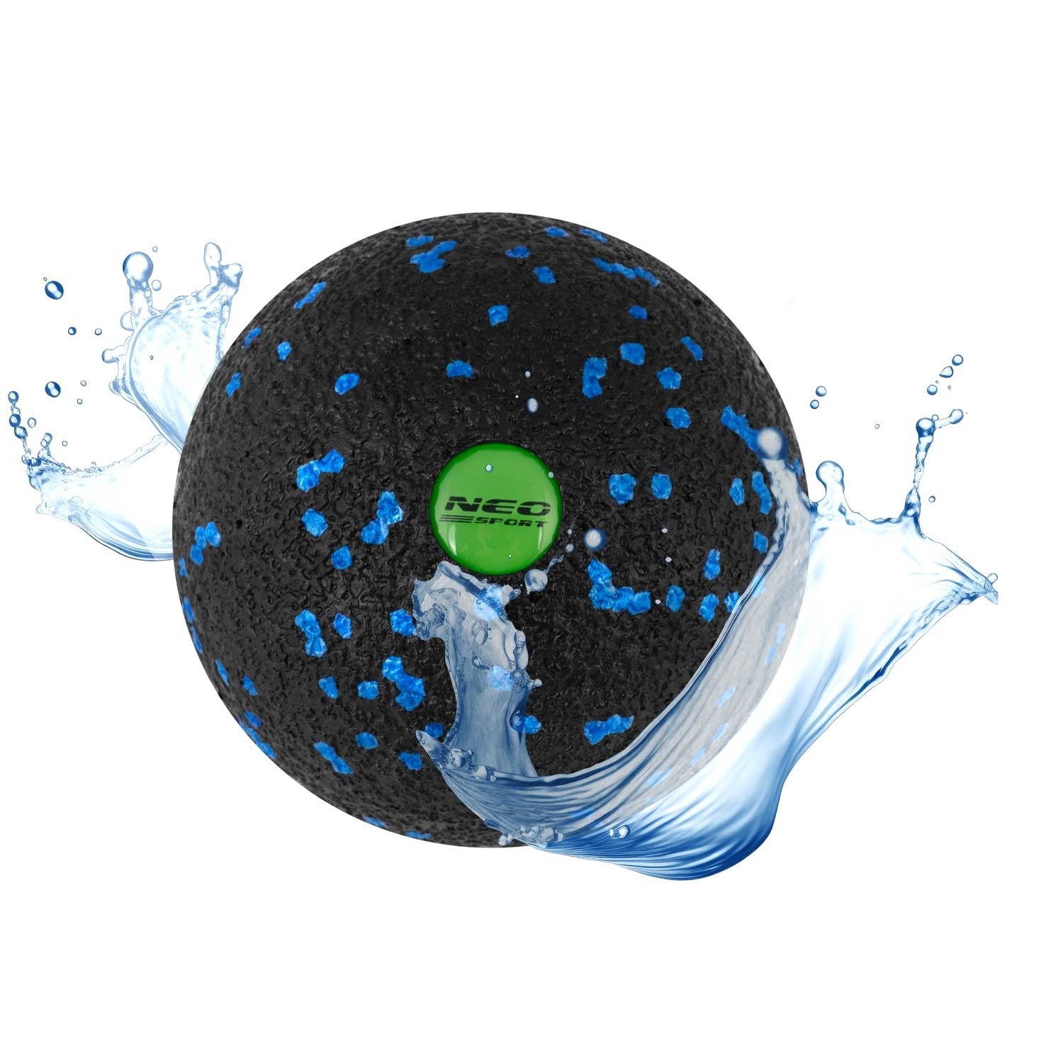 Juodai mėlynas NS-965 masažo ir fitneso kamuolys