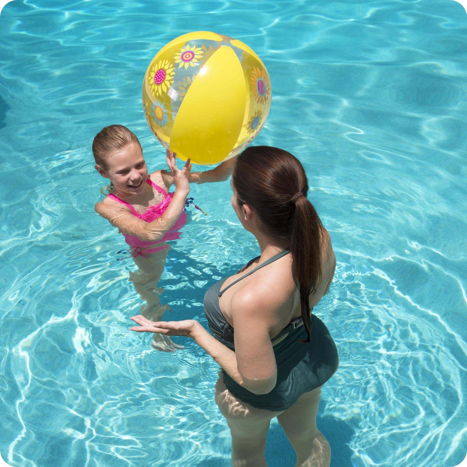 51 cm geltonas Bestway 31036 paplūdimio kamuolys