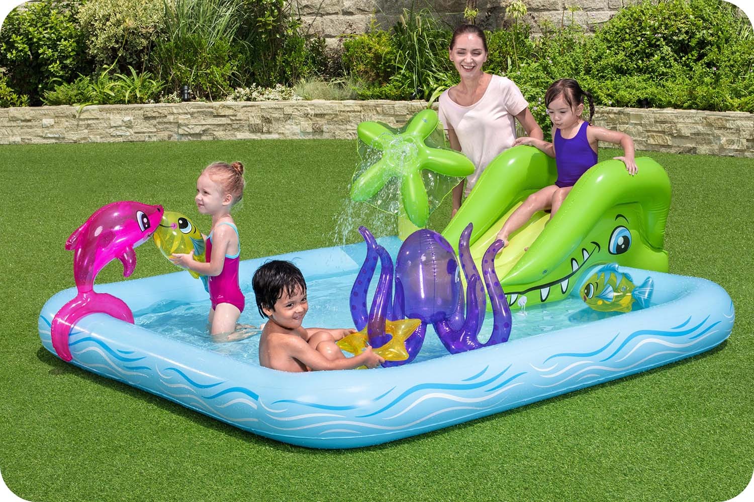 Akvariumo žaidimų aikštelė 239 x 206 x 86 cm Bestway 53052