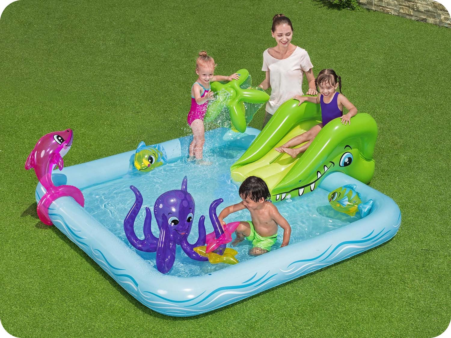 Akvariumo žaidimų aikštelė 239 x 206 x 86 cm Bestway 53052