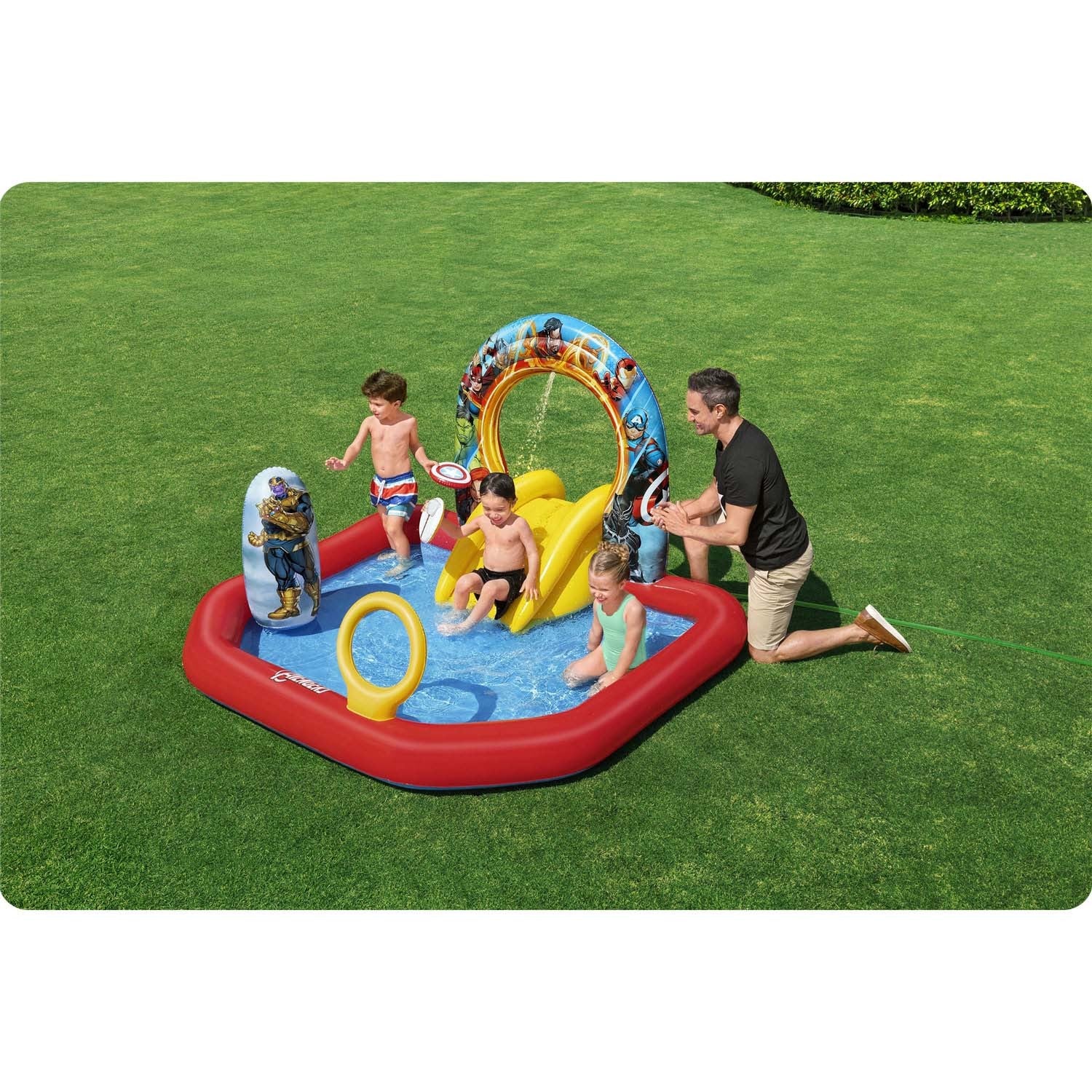 "Avengers" dviračio žaidimų aikštelė 211 x 198 x 125 cm