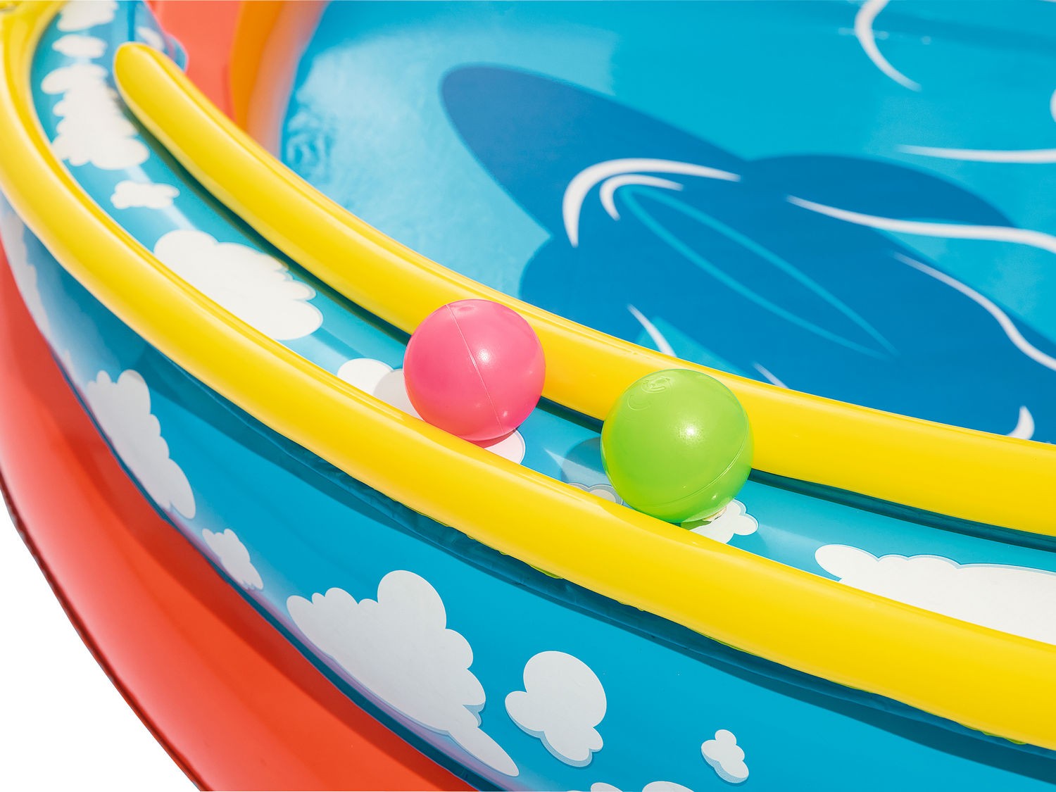 Lava Lagoon 265 x 265 x 104 cm pučiama žaidimų aikštelė