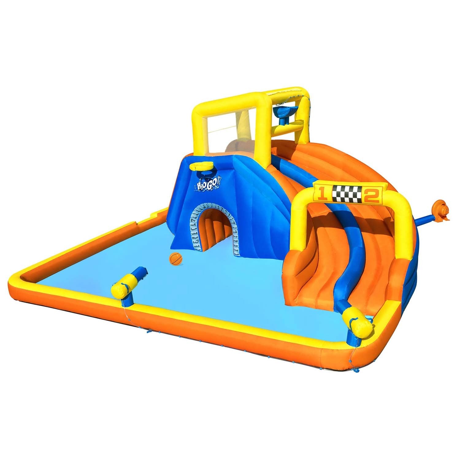 Drebėjimo žaidimų aikštelė Mega Park 551 x 502 x 265 cm Bestway 53377