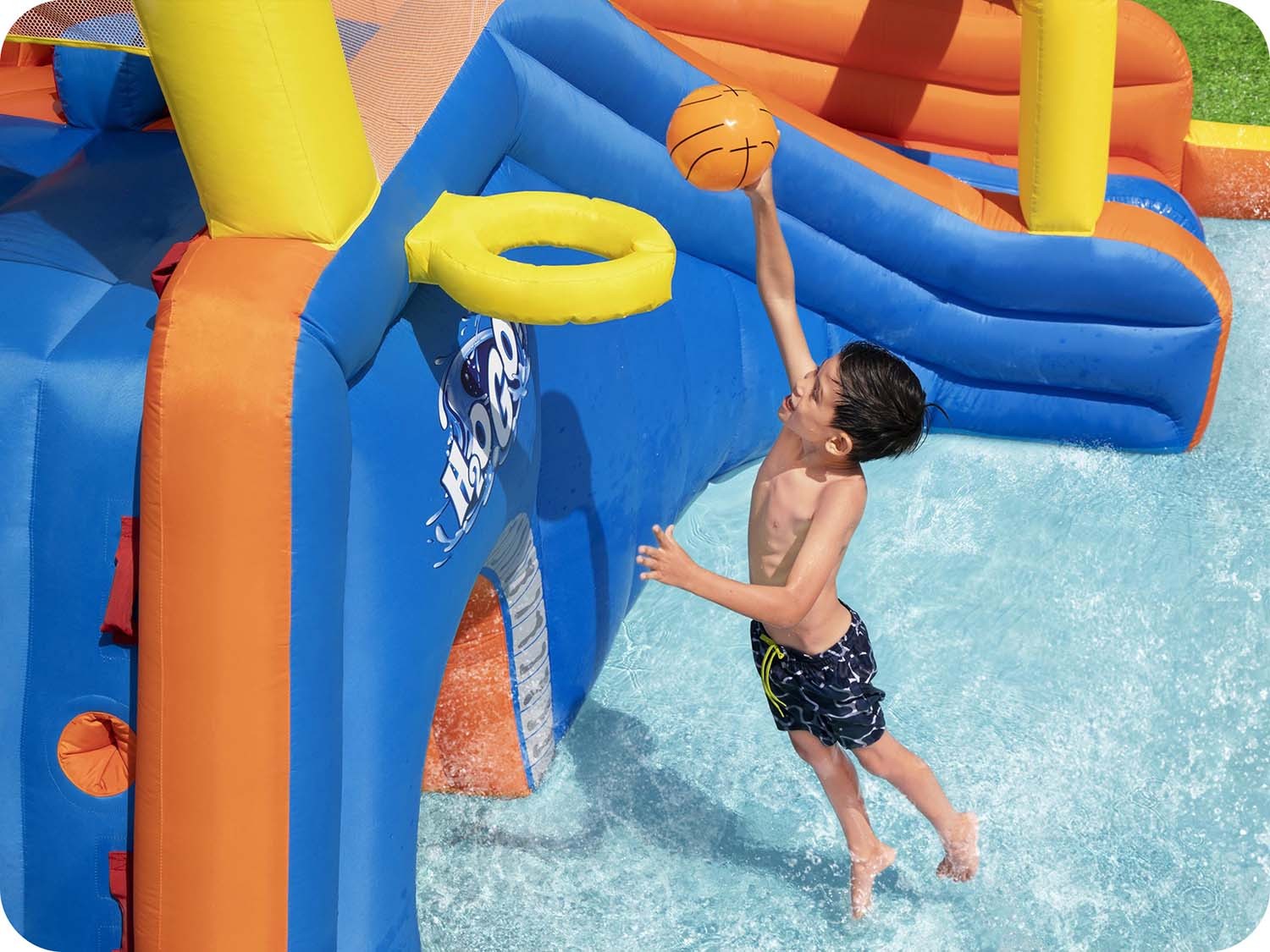 Drebėjimo žaidimų aikštelė Mega Park 551 x 502 x 265 cm Bestway 53377