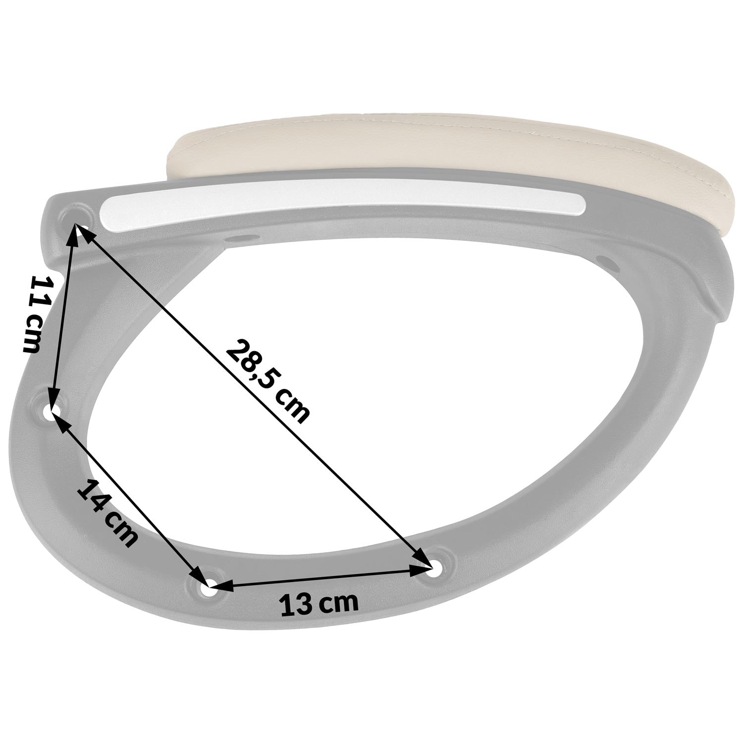 Sėdynės rankšluosčiai be rudijos