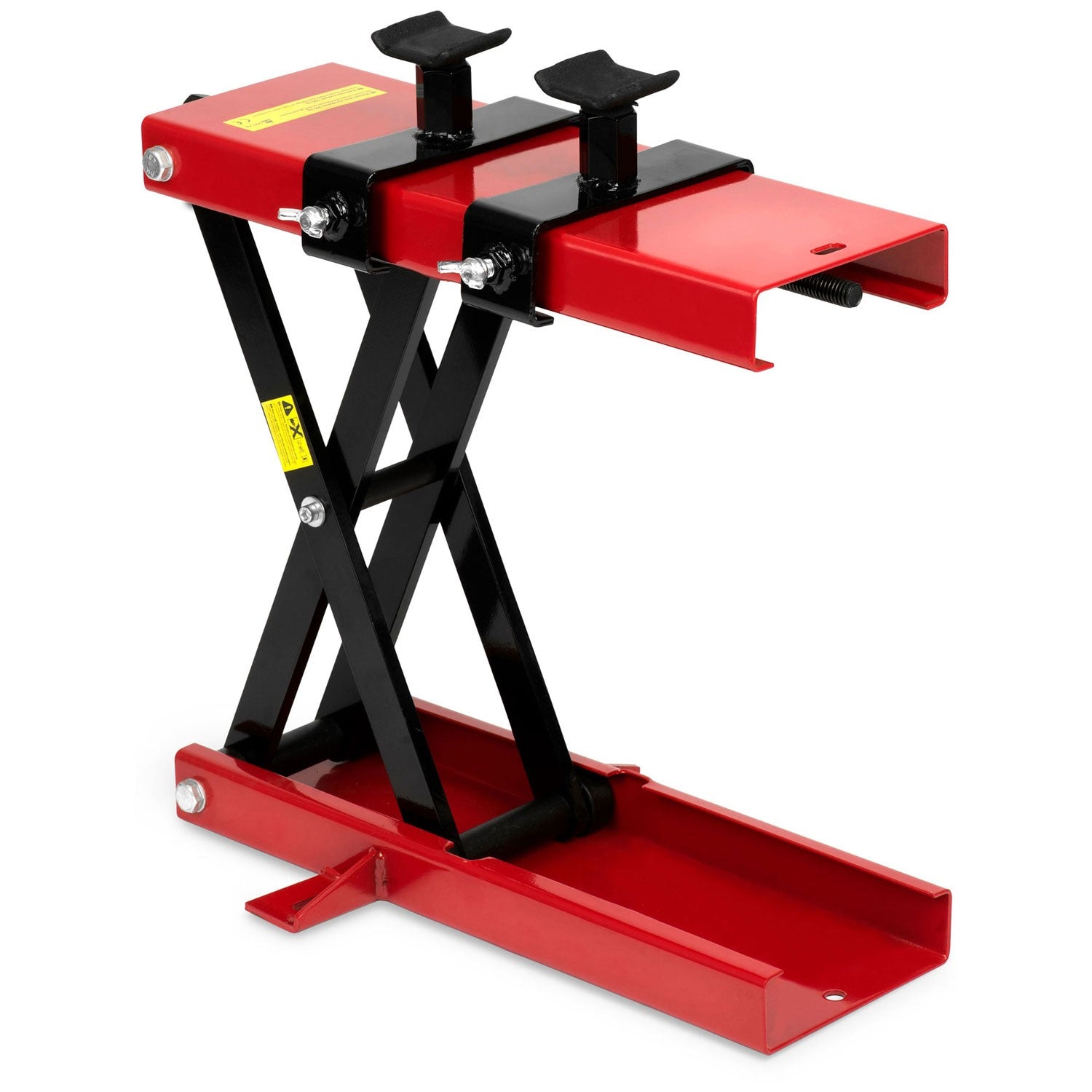 Juodai raudona MP1 motociklo keltuvas