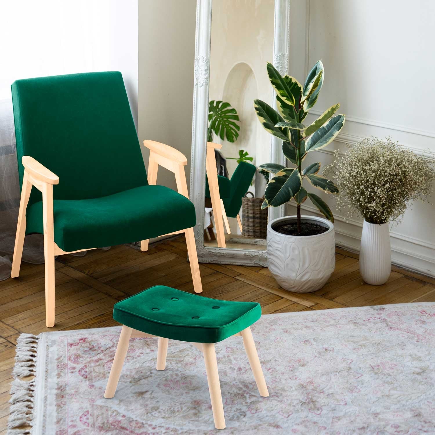 Norse Sofotel tamsiai žalia