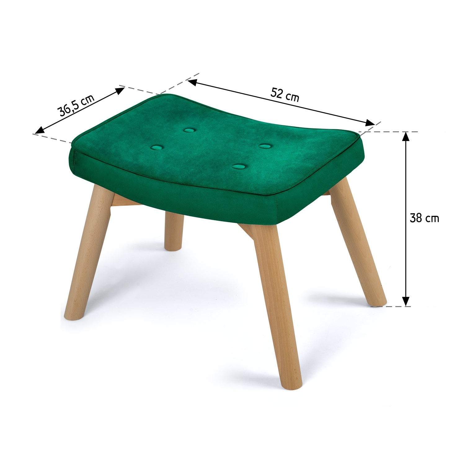 Norse Sofotel tamsiai žalia