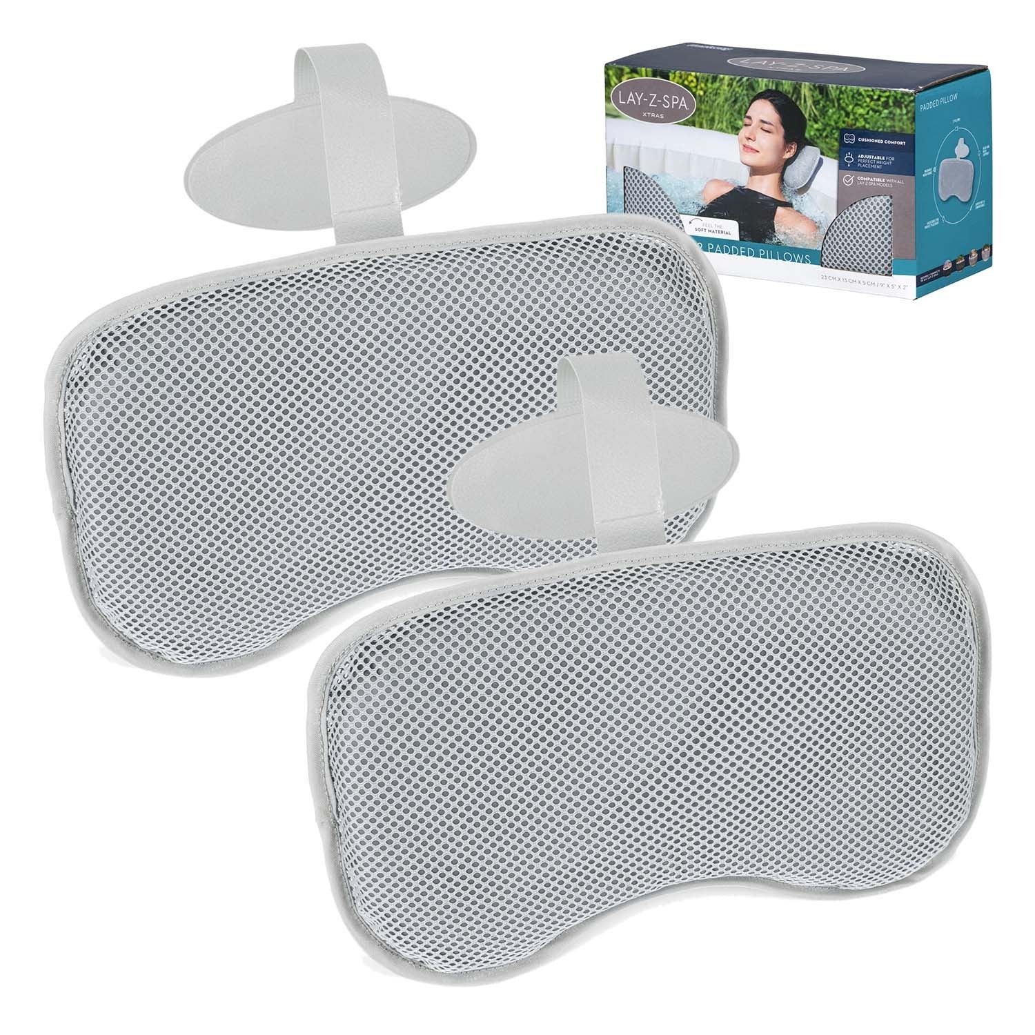 2 vienetų Bestway 60316 pučiamos SPA galvos pagalvės