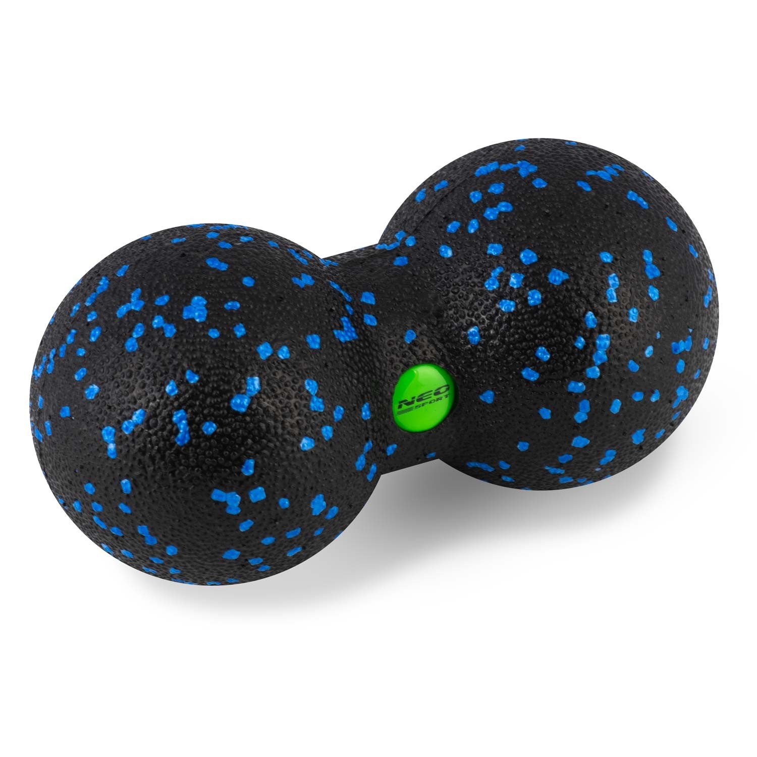 NS-966 dujinių masažo ir fitneso kamuolys, juodas ir mėlynas