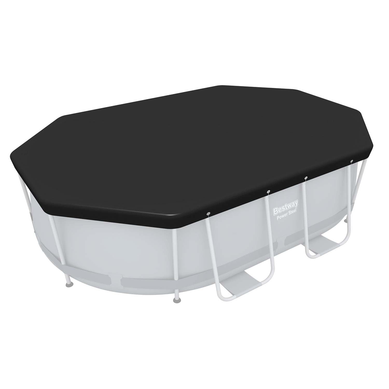 Ovalinio stogo baseino dangtelis 300 x 200 x 84 cm Bestway 58424